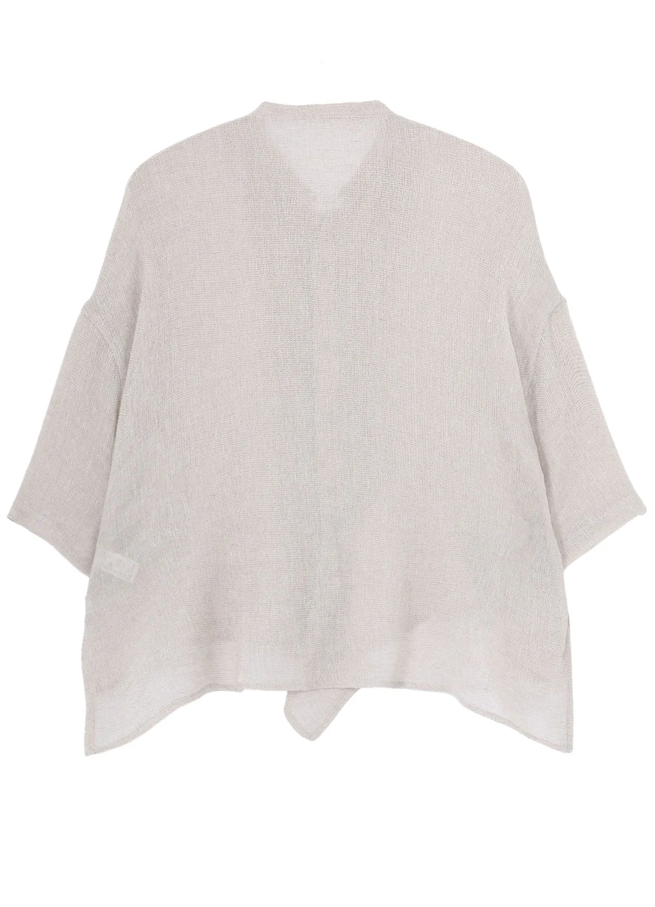 LENO CLOTH HALF SLEEVE BOX SHIRT sold by Yohji Yamamoto product image thumbnail 3