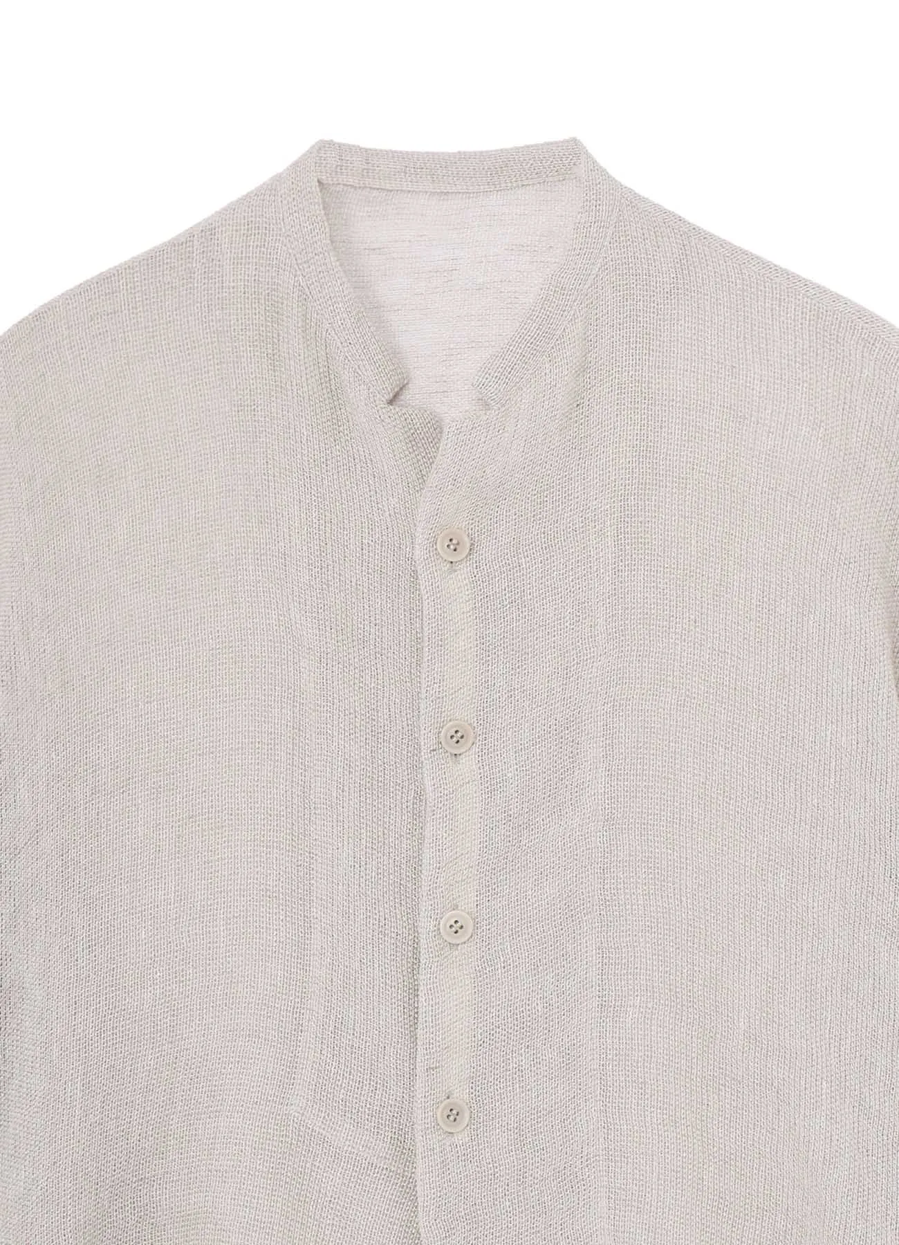 LENO CLOTH HALF SLEEVE BOX SHIRT sold by Yohji Yamamoto product image thumbnail 4