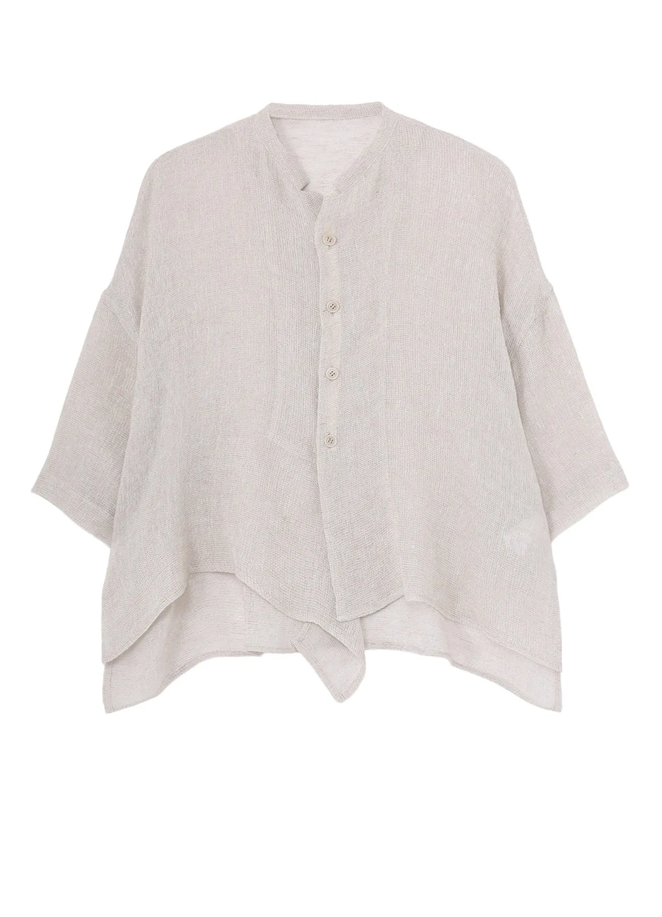 LENO CLOTH HALF SLEEVE BOX SHIRT sold by Yohji Yamamoto