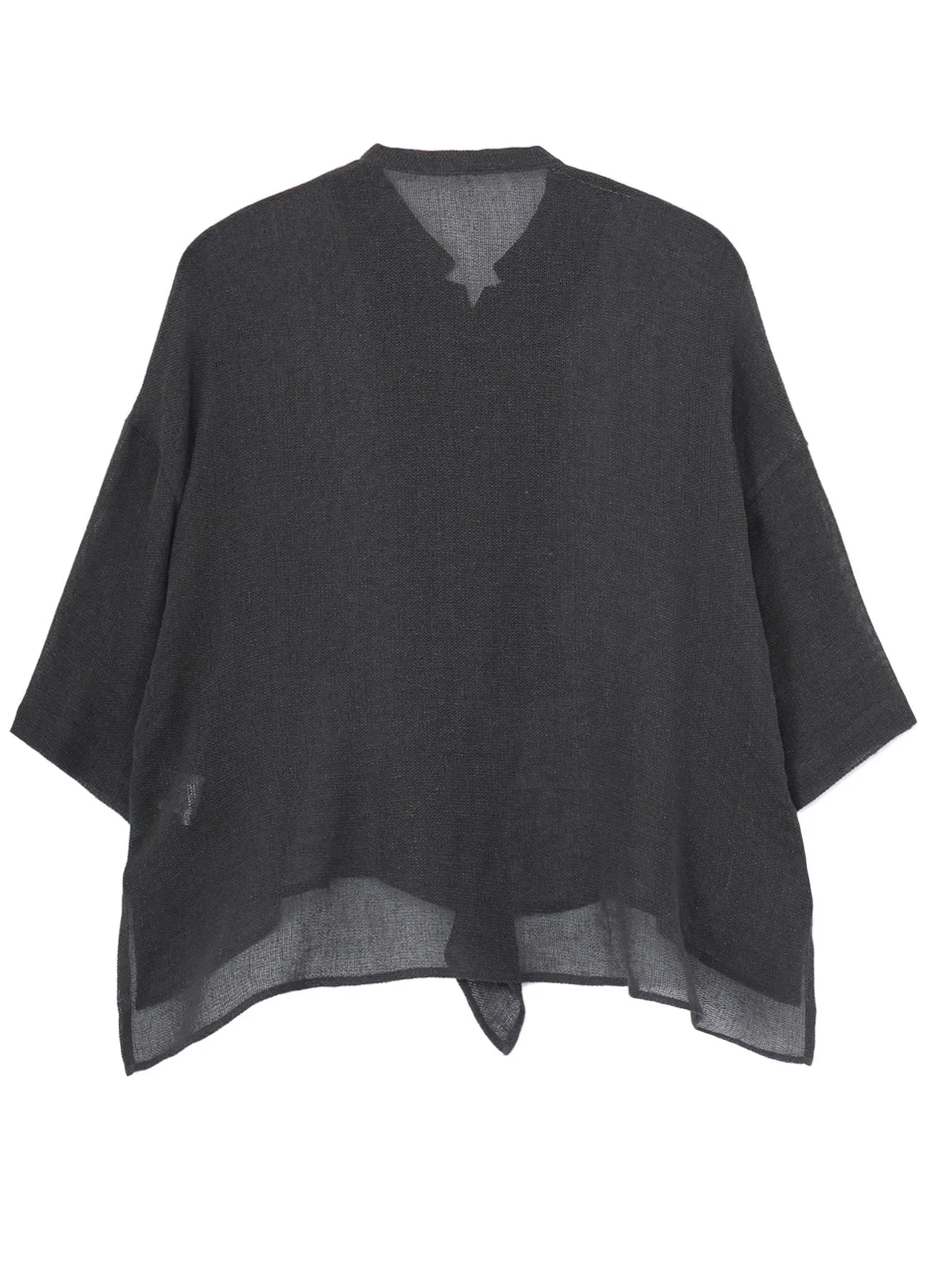 LENO CLOTH HALF SLEEVE BOX SHIRT sold by Yohji Yamamoto product image thumbnail 3