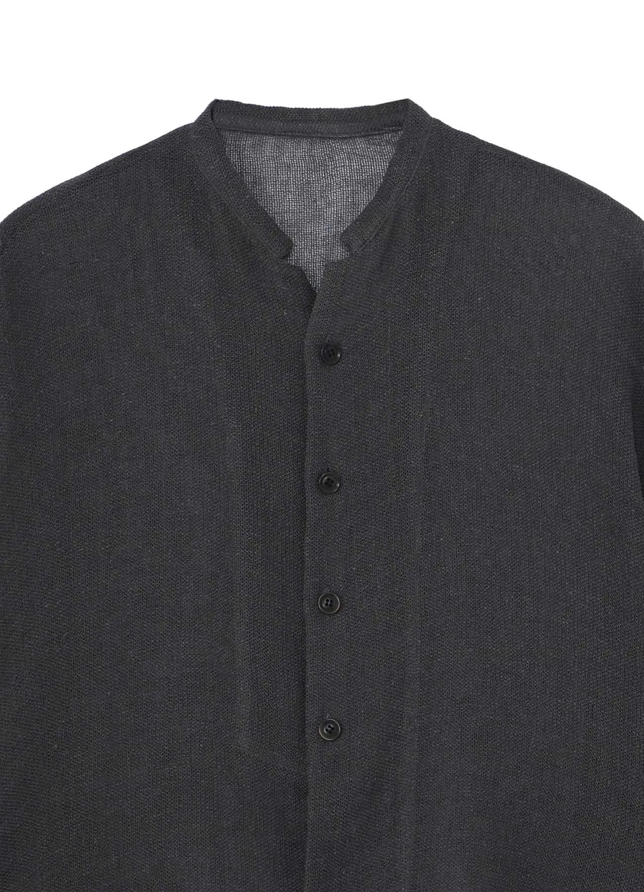 LENO CLOTH HALF SLEEVE BOX SHIRT sold by Yohji Yamamoto product image thumbnail 4