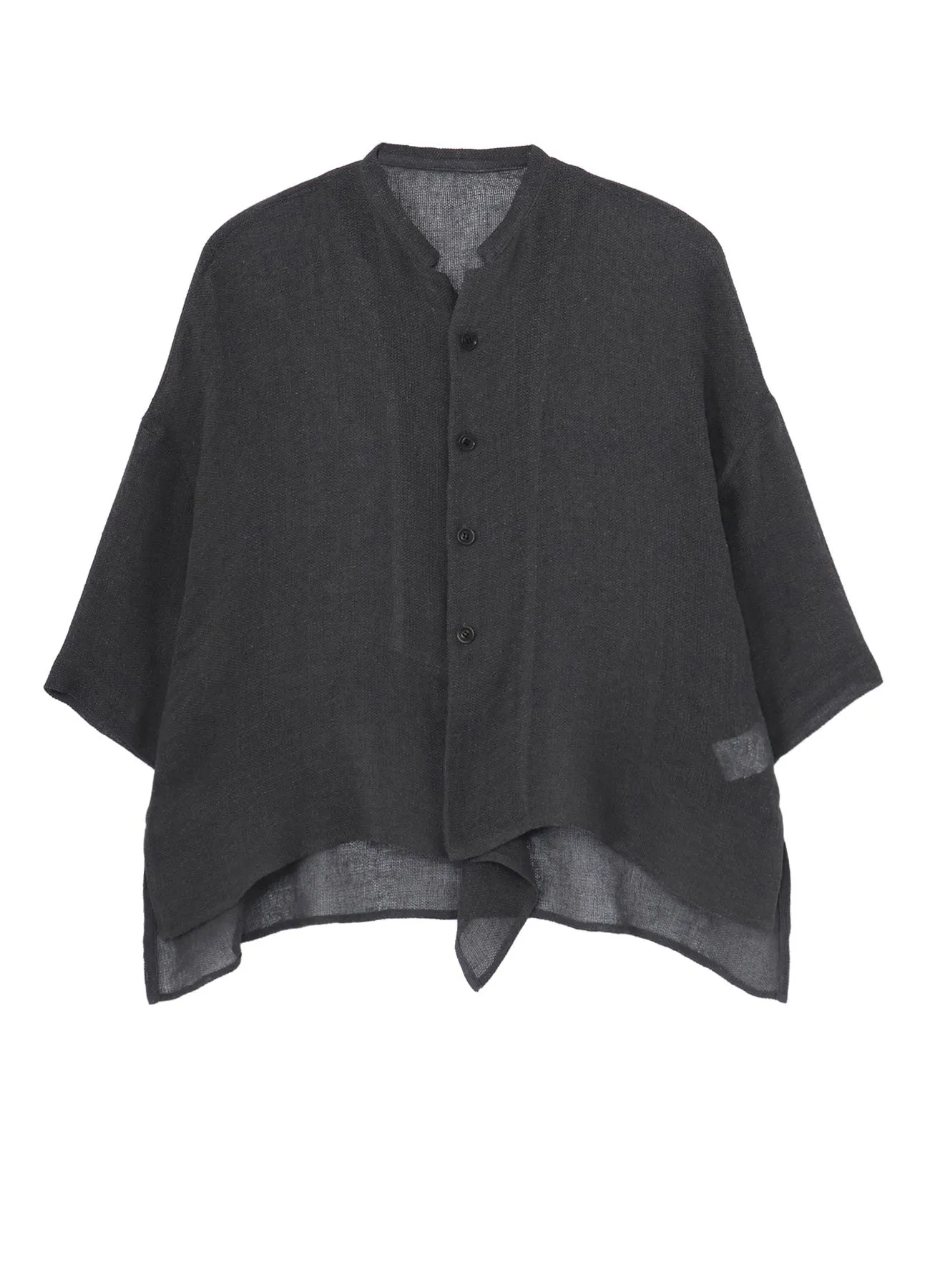 LENO CLOTH HALF SLEEVE BOX SHIRT sold by Yohji Yamamoto