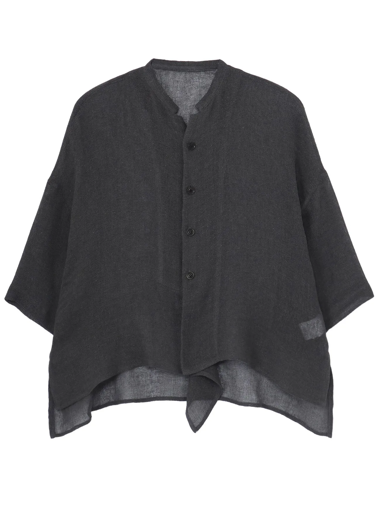 LENO CLOTH HALF SLEEVE BOX SHIRT sold by Yohji Yamamoto product image thumbnail 2