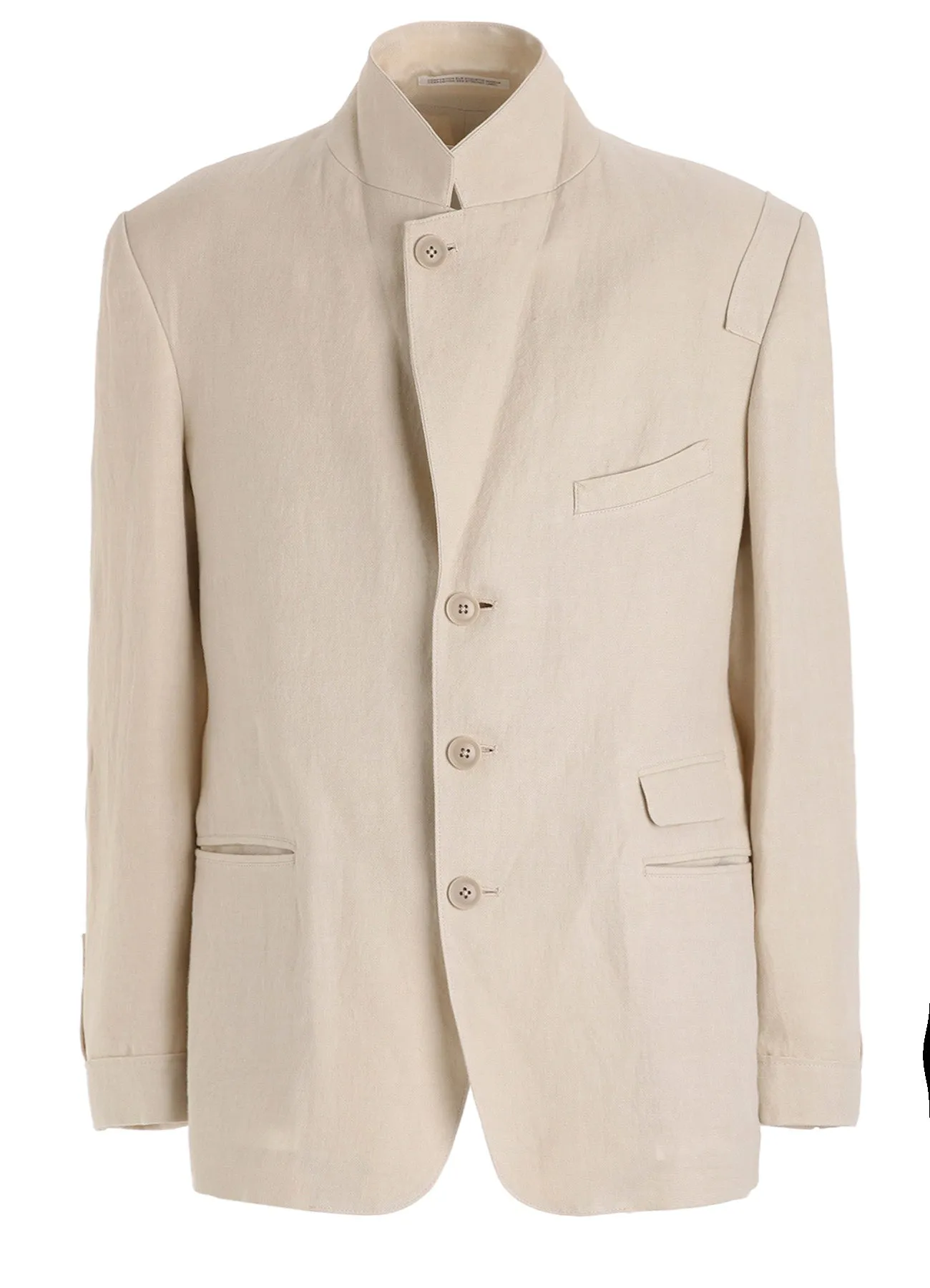 【PIECE UNIQUE】UN-DYED LINEN TWILL PATCH JACKET sold by Yohji Yamamoto product image thumbnail 3