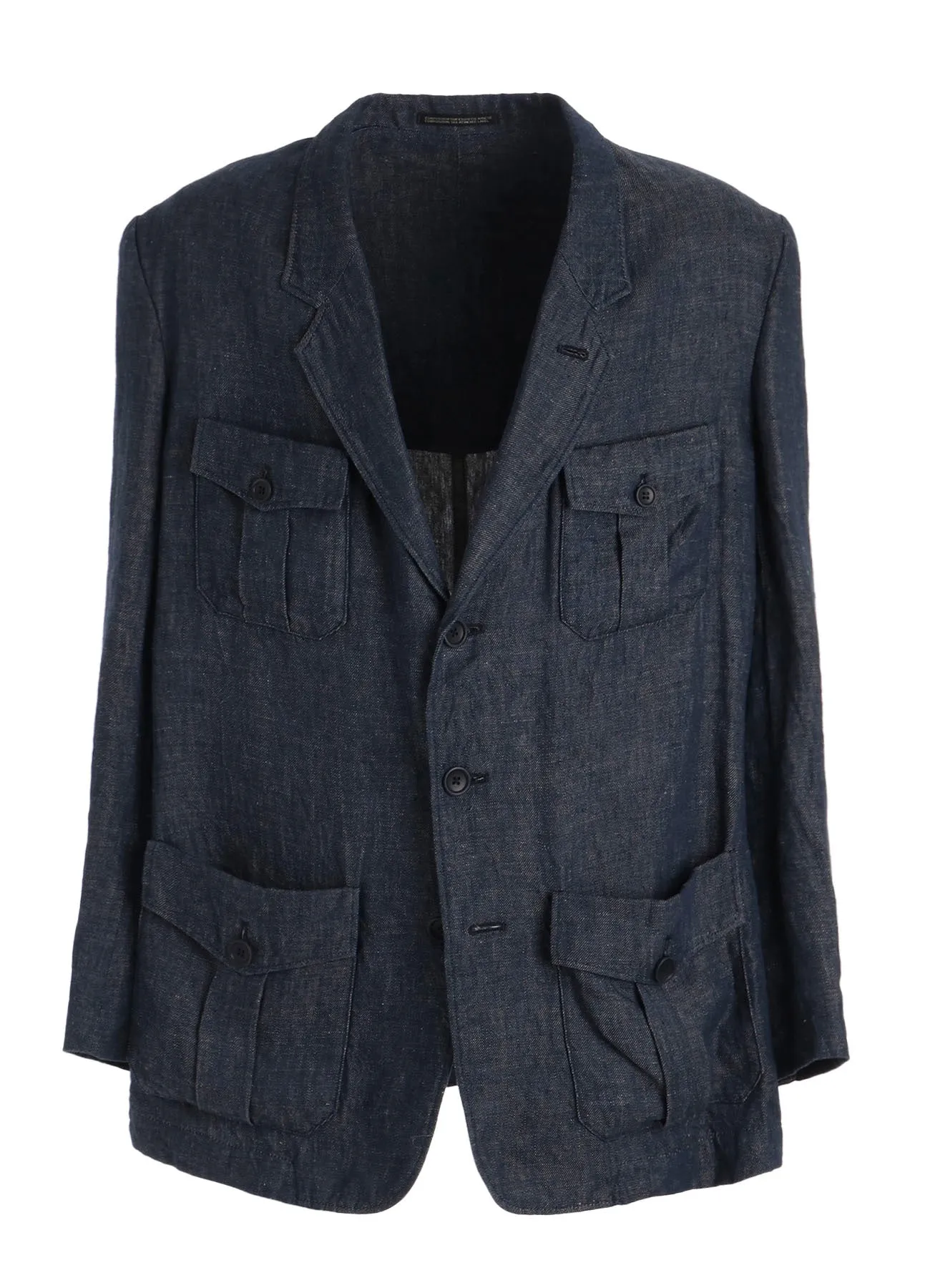 【PIECE UNIQUE】LINEN CHINO 4-POCKET JACKET sold by Yohji Yamamoto product image thumbnail 2