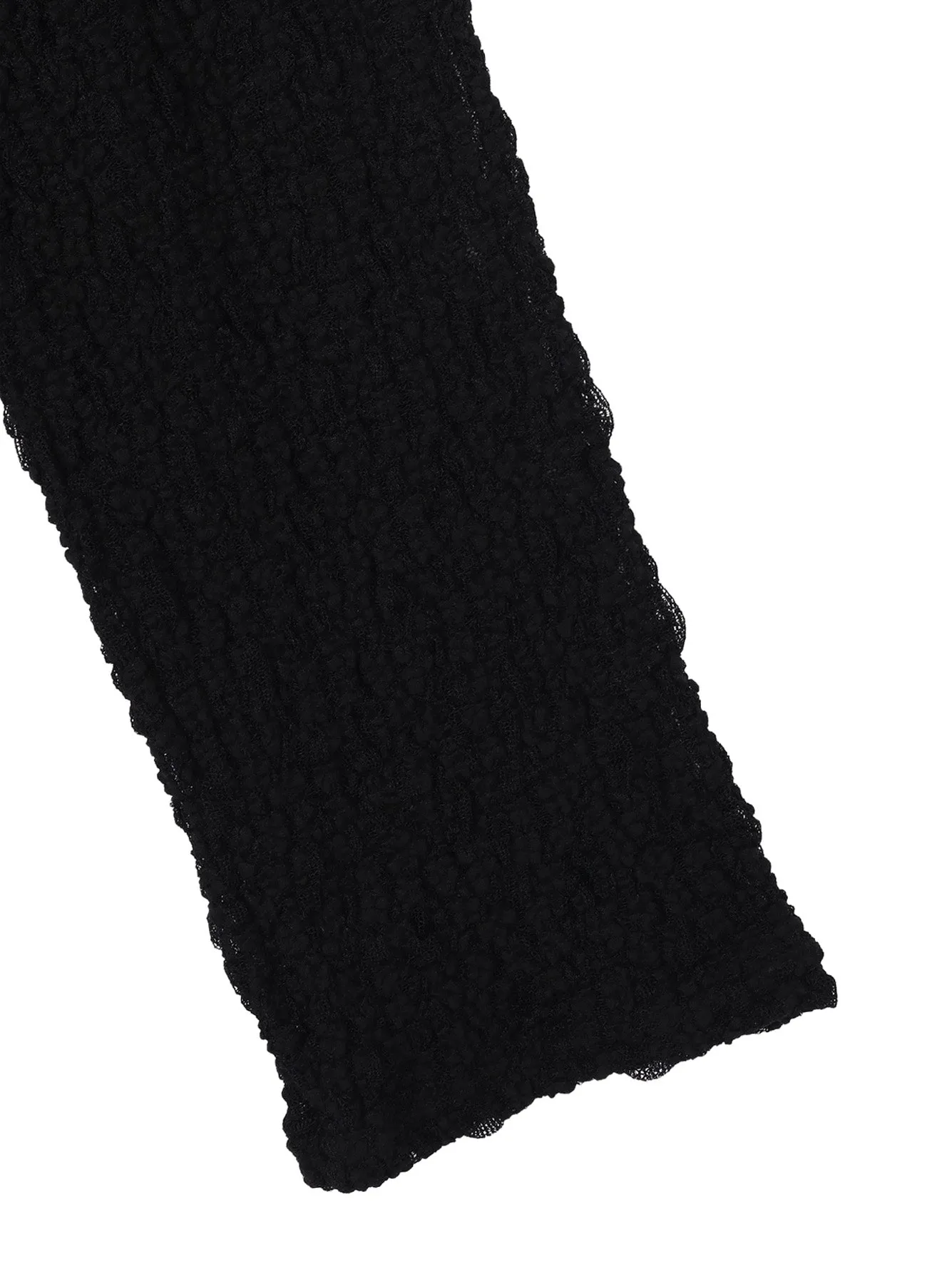 WRINKLE FLOWER SHIRRING UNBALANCED HEM CARDIGAN sold by Yohji Yamamoto product image thumbnail 5