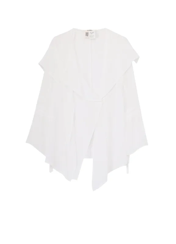 PE GEORGETTE DRAPE JACKET made by Yohji Yamamoto