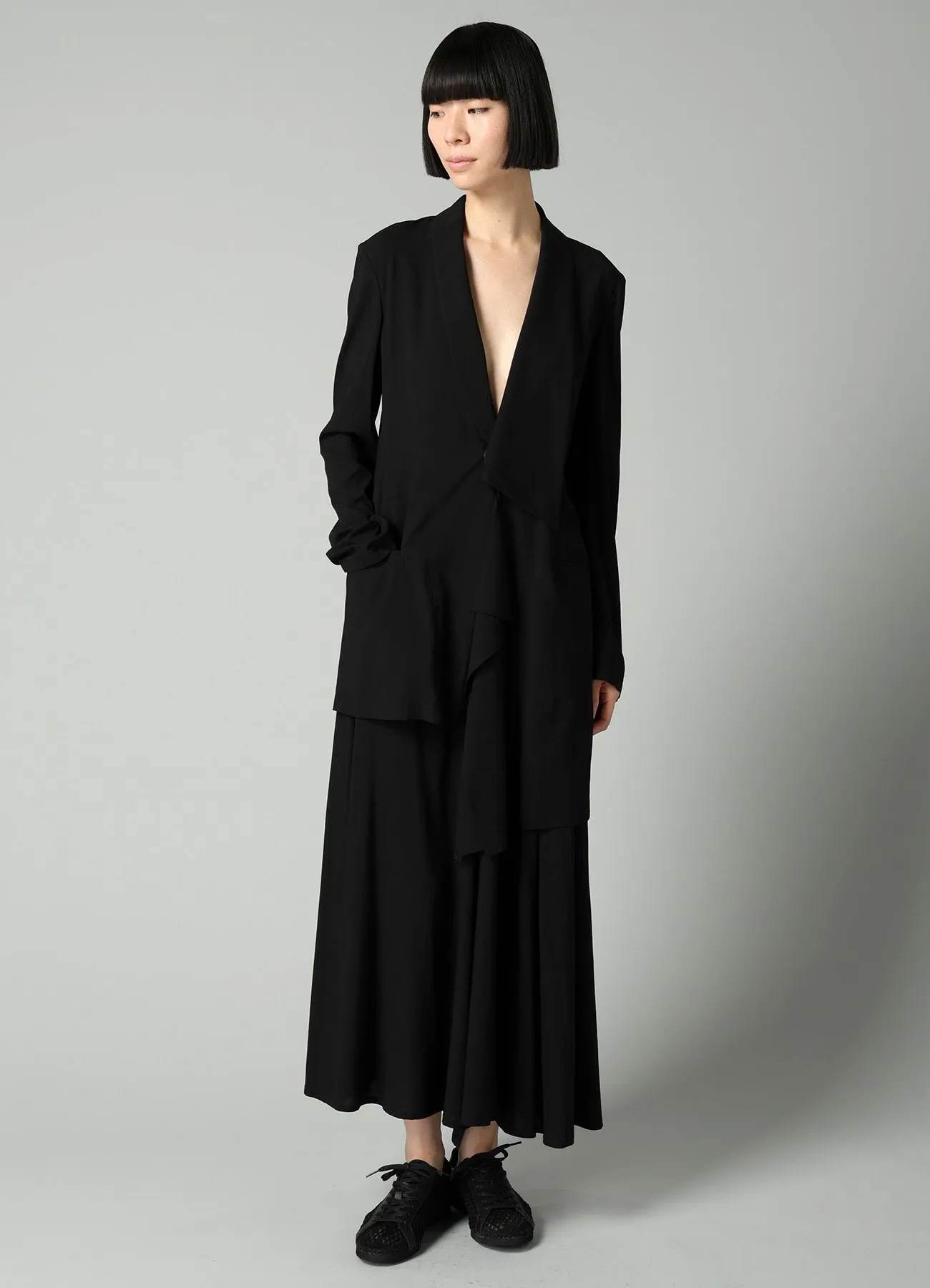 Ry LAWN UNBALANCED JACKET sold by Yohji Yamamoto product image thumbnail 2