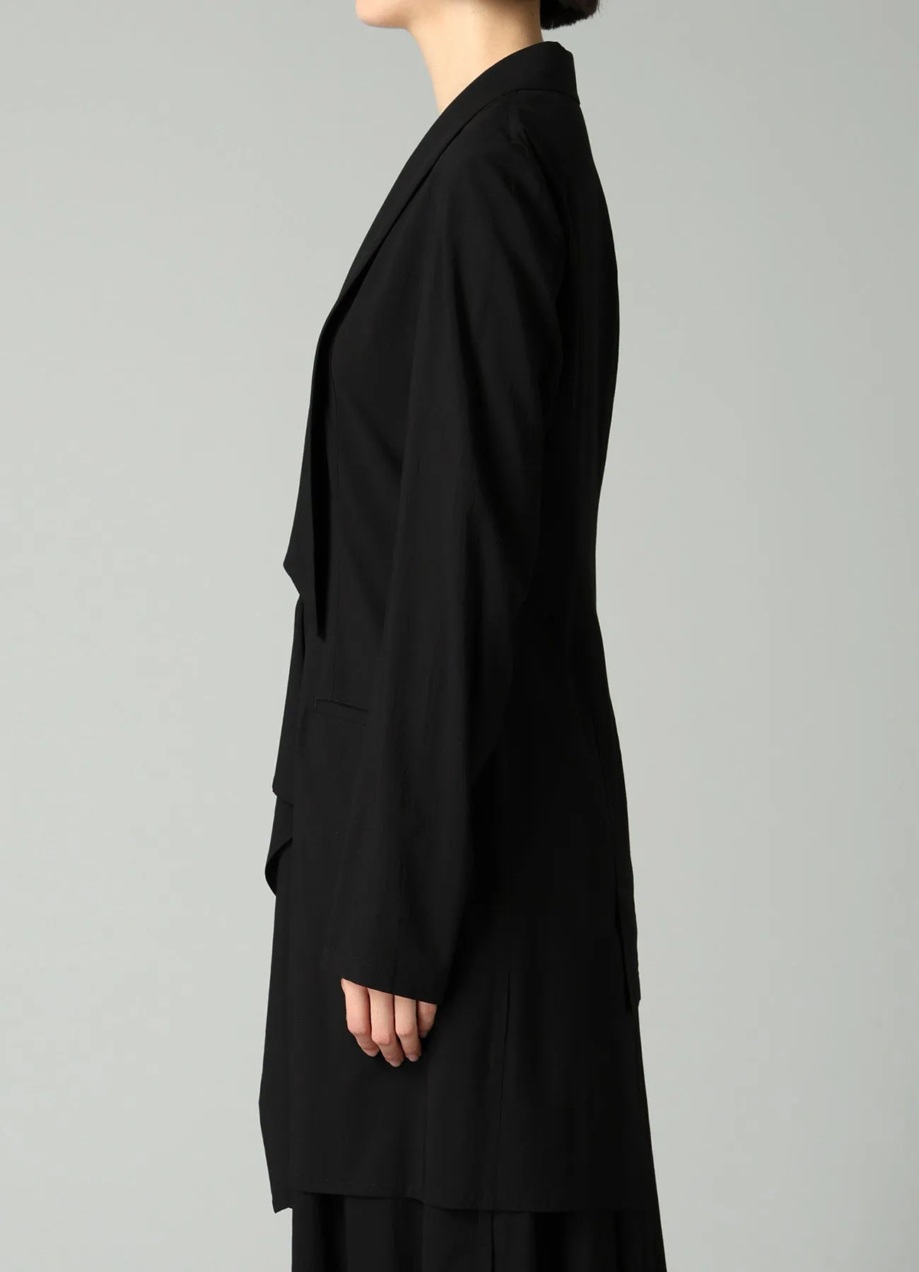 Ry LAWN UNBALANCED JACKET sold by Yohji Yamamoto product image thumbnail 4