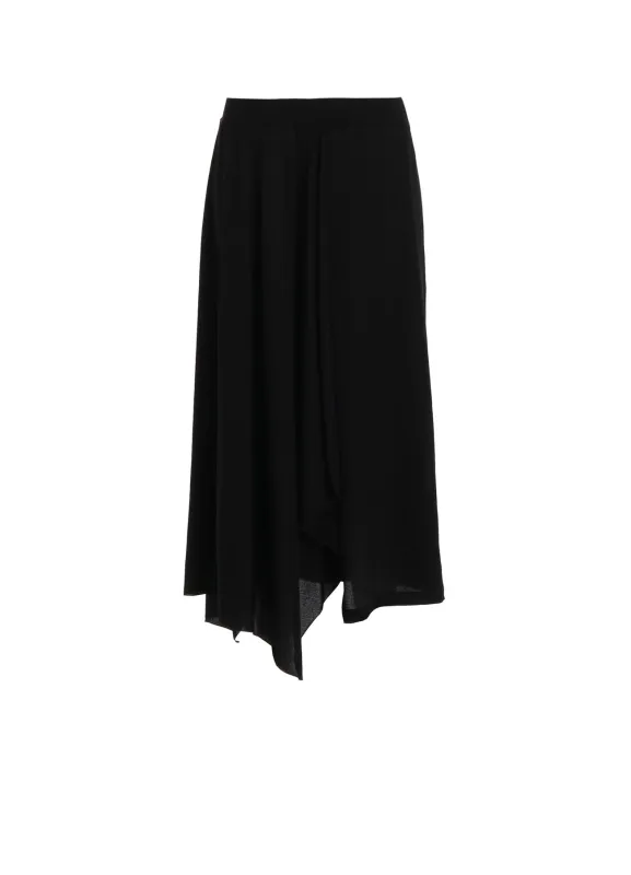 HIGH TWISTED SINGLE JERSEY DRAPED SKIRT made by Yohji Yamamoto