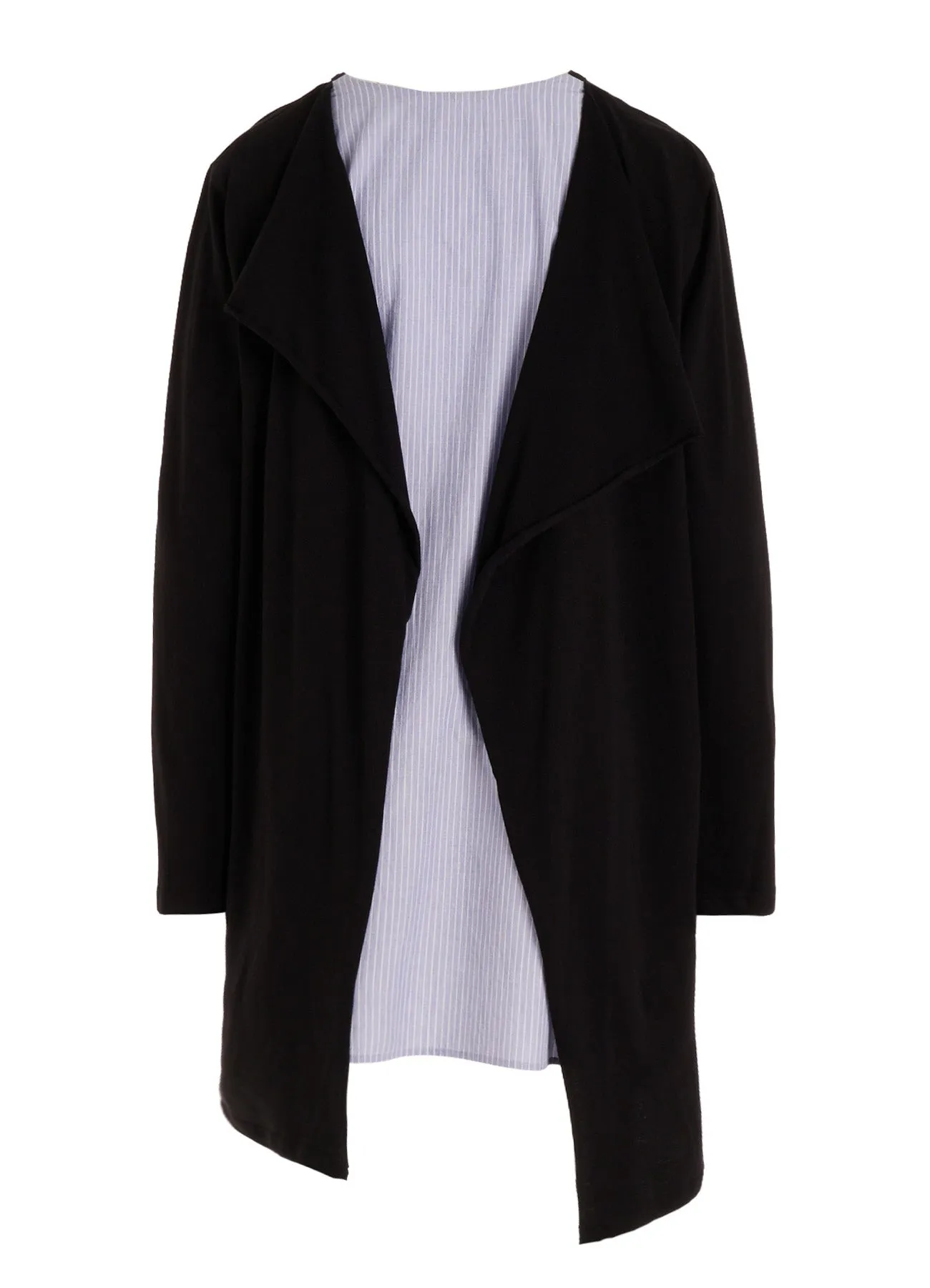 COTTON COMBINATION LONG SLEEVE BLOUSE sold by Yohji Yamamoto product image thumbnail 4
