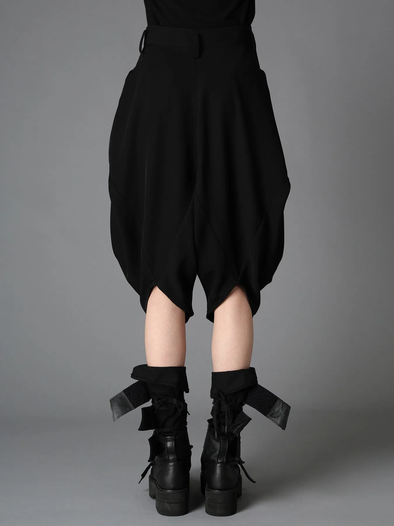 DOUBLE SATIN SQUARE PANTS sold by Yohji Yamamoto product image thumbnail 5