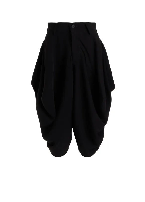 DOUBLE SATIN SQUARE PANTS made by Yohji Yamamoto