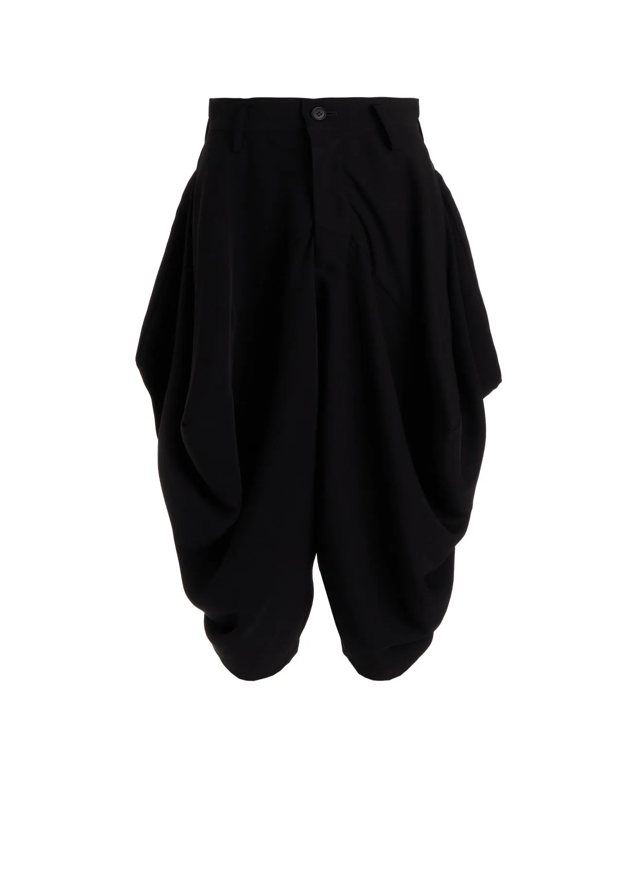 DOUBLE SATIN SQUARE PANTS sold by Yohji Yamamoto