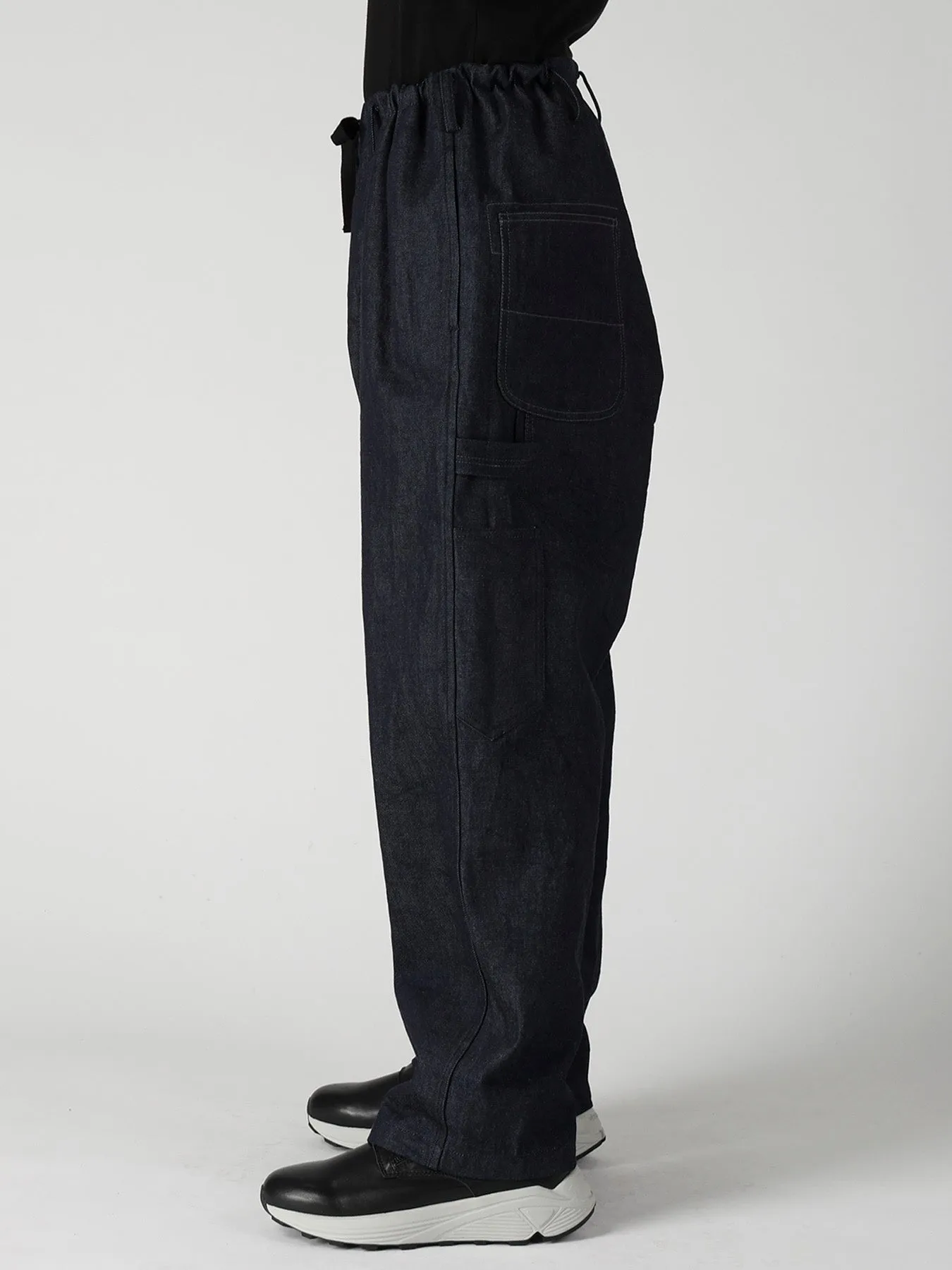 PAINTER DENIM PANTS sold by Yohji Yamamoto product image thumbnail 4
