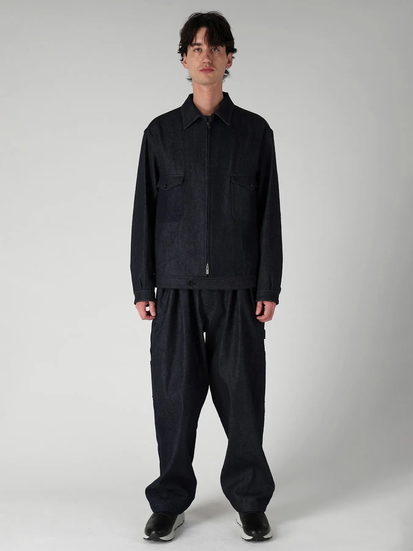 CHEST-POCKET DENIM BLOUSON sold by Yohji Yamamoto product image thumbnail 3