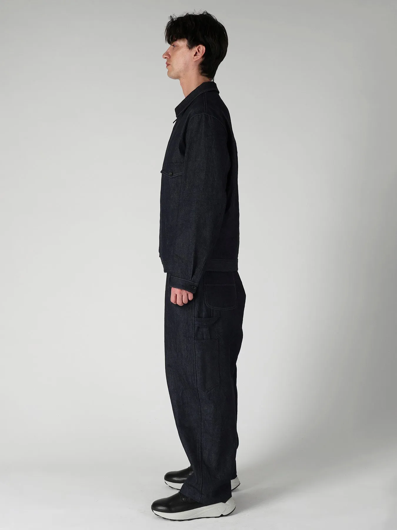 CHEST-POCKET DENIM BLOUSON sold by Yohji Yamamoto product image thumbnail 4