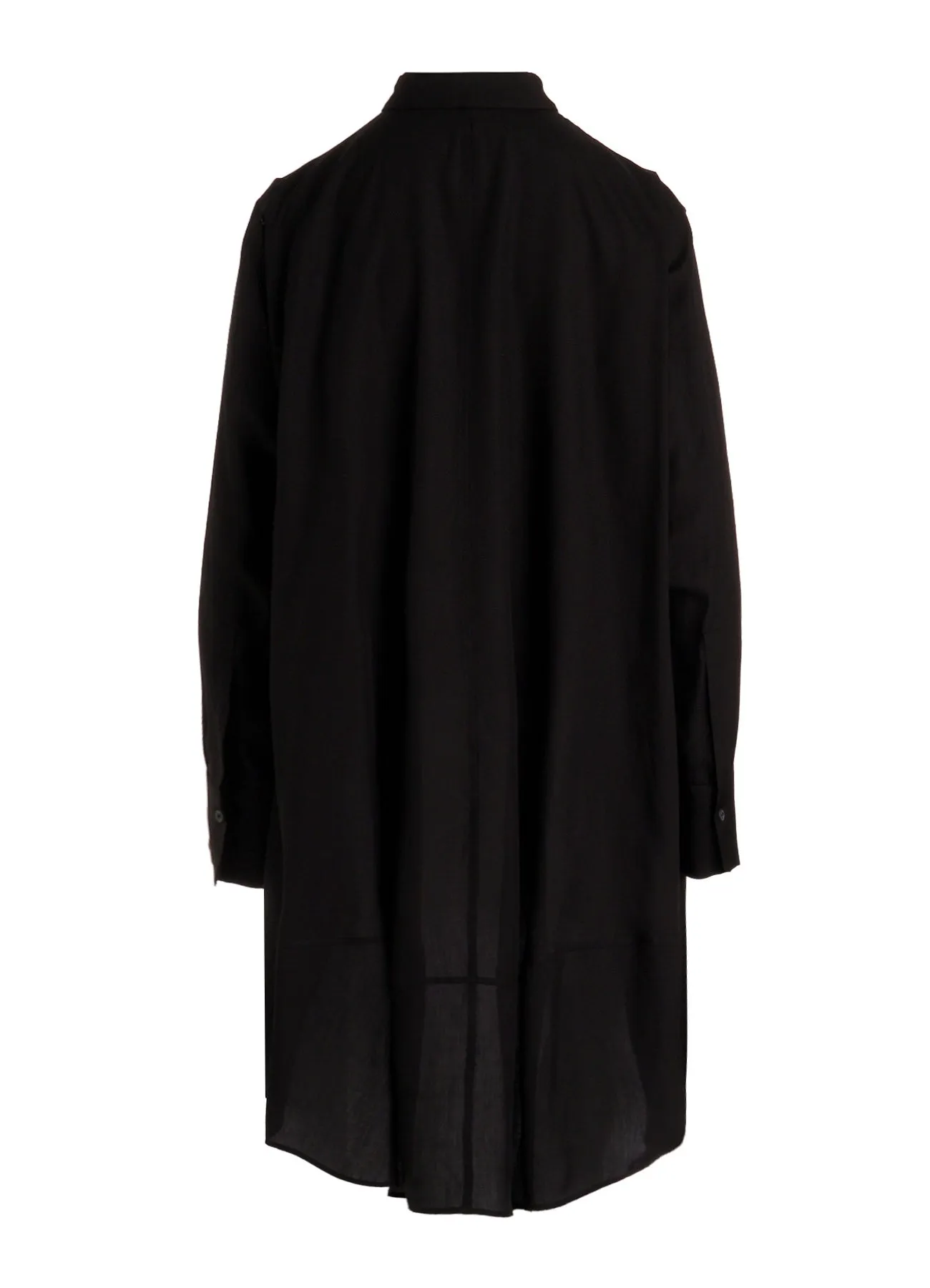 CELLULOSE POPLIN BACK FLARE SHIRT sold by Yohji Yamamoto product image thumbnail 4