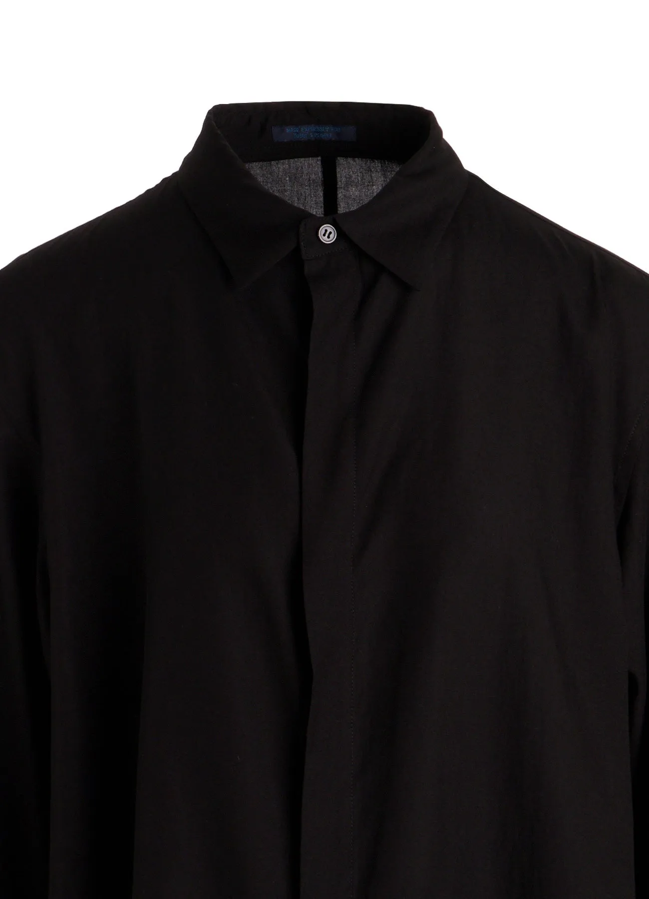CELLULOSE POPLIN BACK FLARE SHIRT sold by Yohji Yamamoto product image thumbnail 5