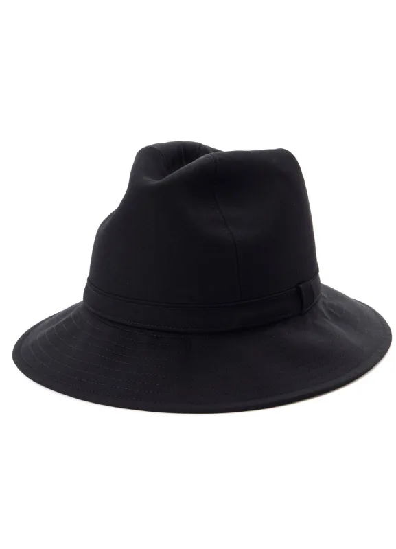 WOOL GABARDINE FEDORA HAT made by Yohji Yamamoto