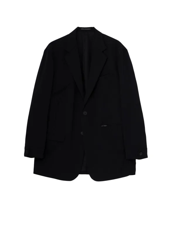 WOOL GABARDINE NOTCH WOOL GABARDINE JACKET made by Yohji Yamamoto