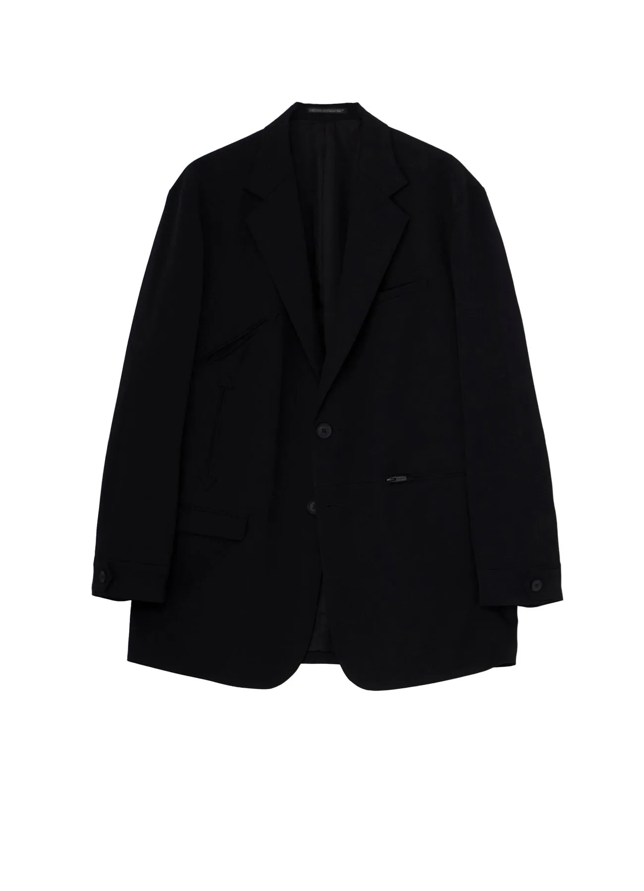 WOOL GABARDINE NOTCH WOOL GABARDINE JACKET sold by Yohji Yamamoto