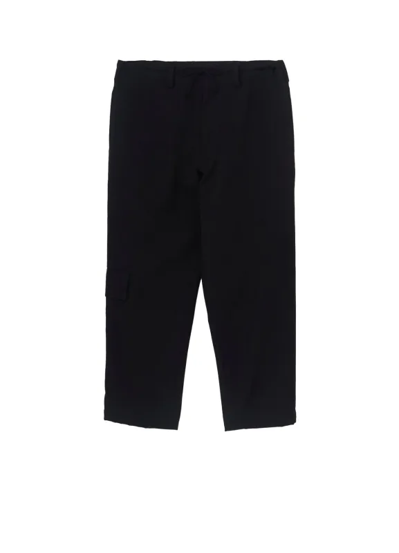 RE GABARDINE SIDE POCKET STRING PANTS made by Yohji Yamamoto