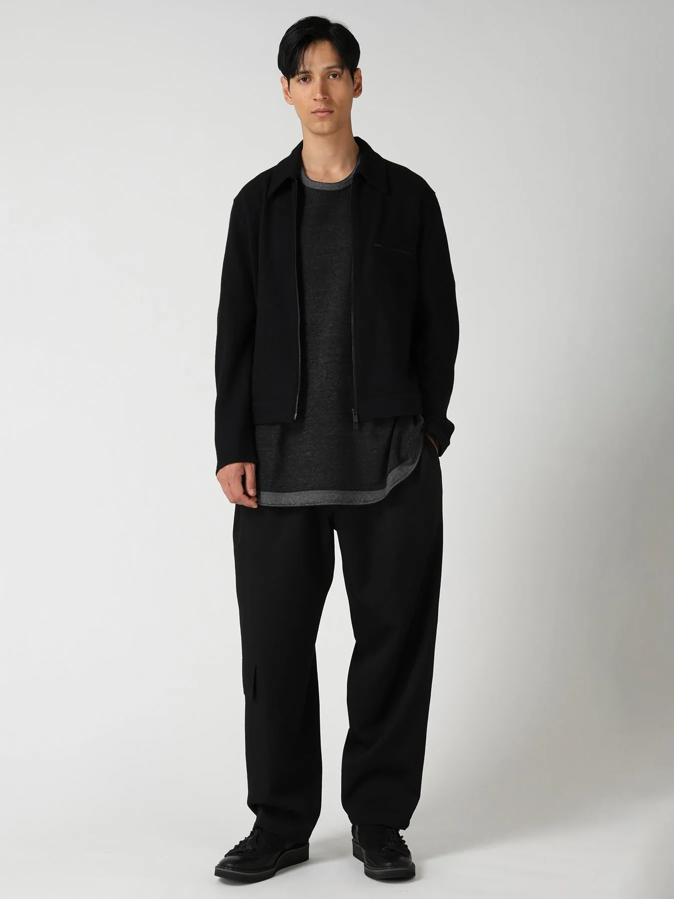 RE GABARDINE SIDE POCKET STRING PANTS sold by Y's by Yohji Yamamoto product image thumbnail 2