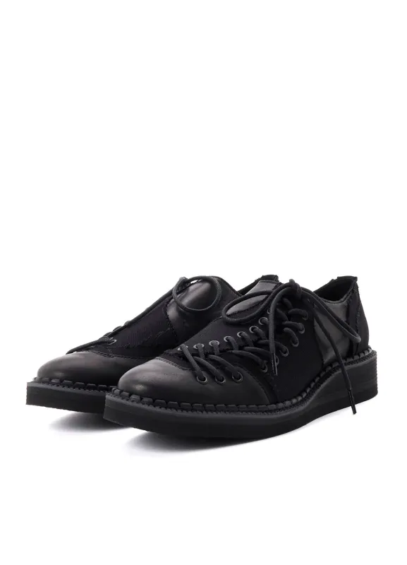 C CANVAS HORSE SIDE LACE-UP SHOES made by Yohji Yamamoto