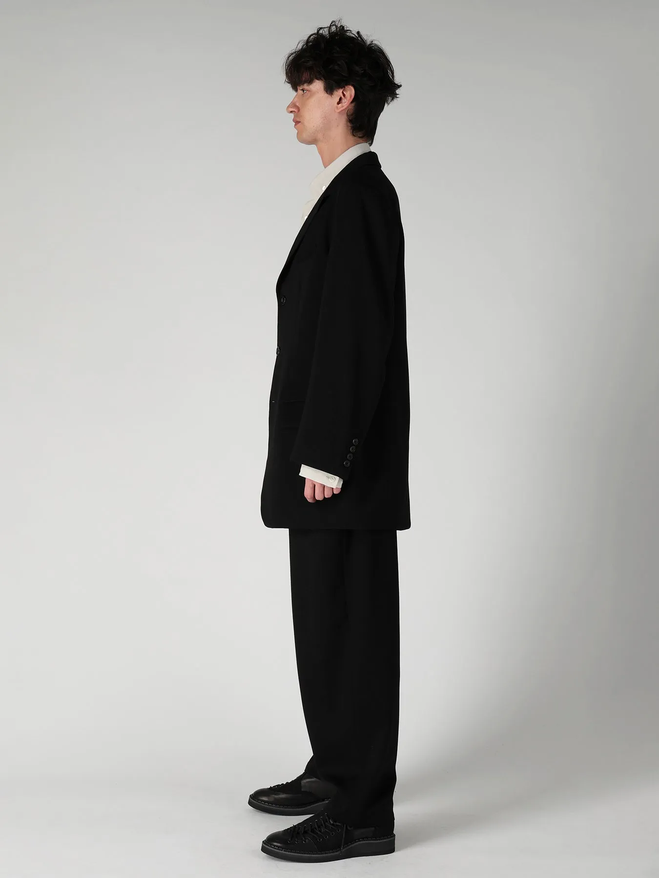 W TUXEDO 3BUTTONS SINGLE JACKET sold by Yohji Yamamoto product image thumbnail 5