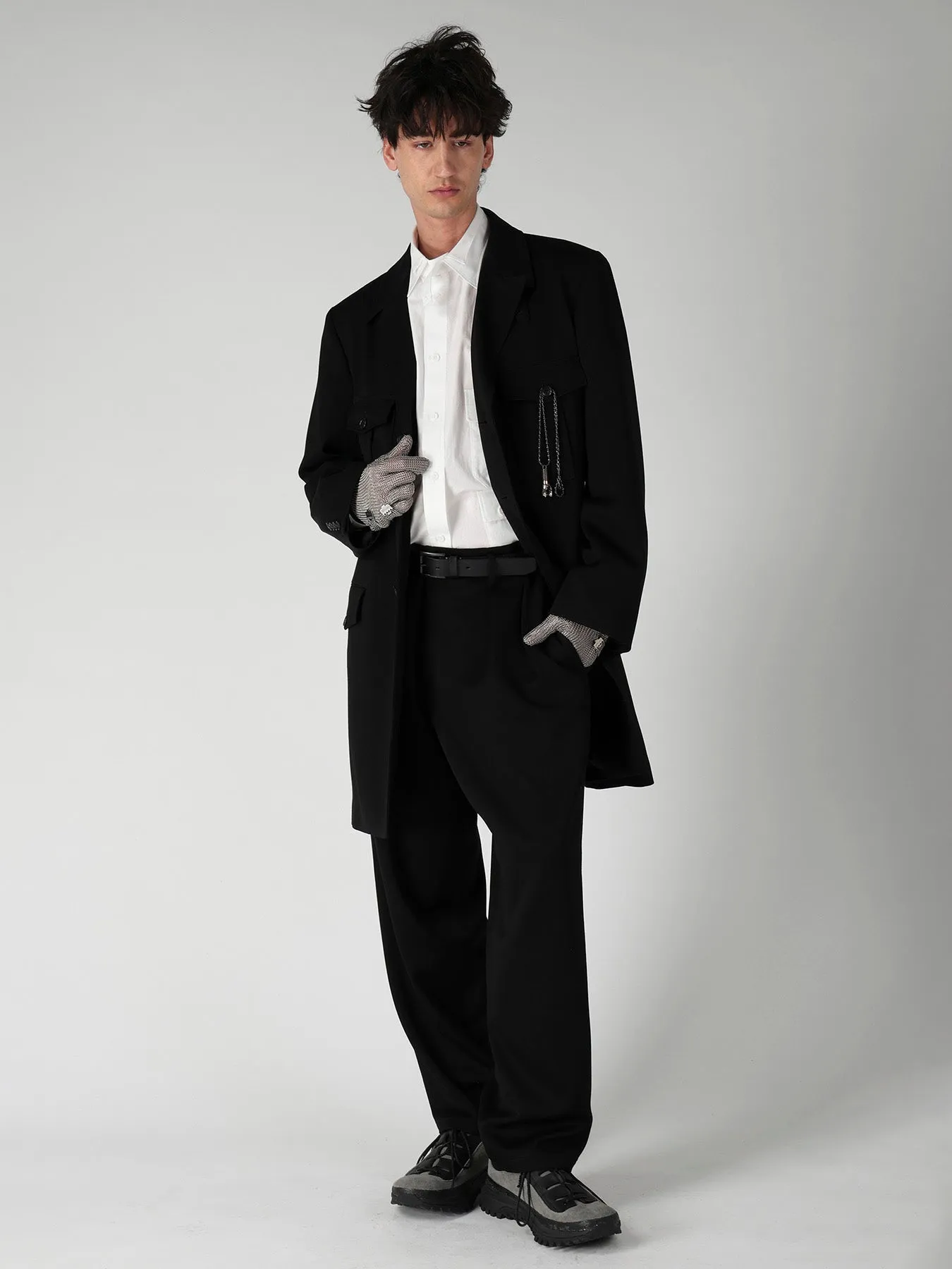 W TUXEDO 4POCKET DR. JACKET sold by Yohji Yamamoto product image thumbnail 3