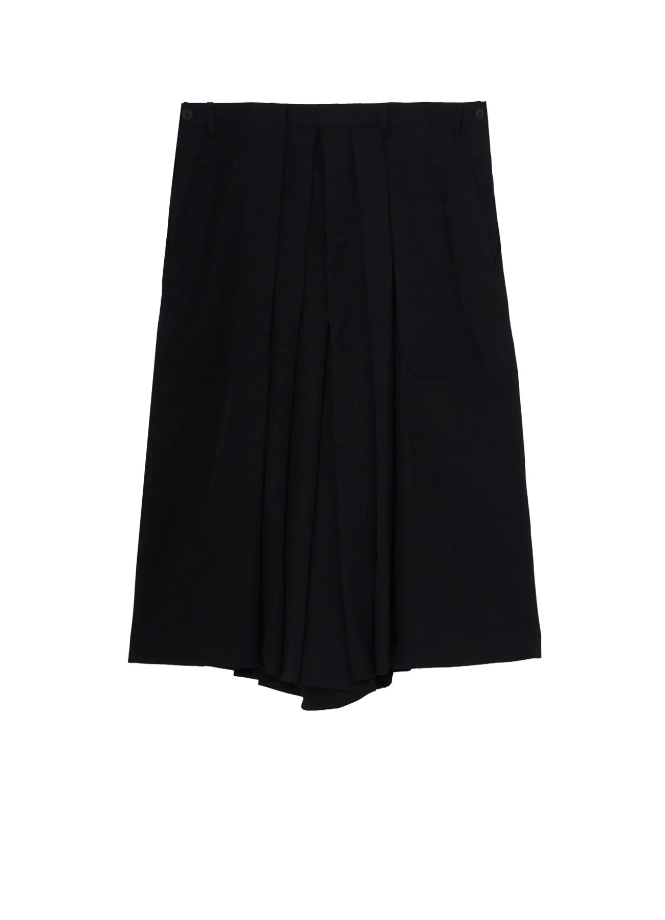WOOL GABARDINE HAKAMA PANTS sold by Yohji Yamamoto