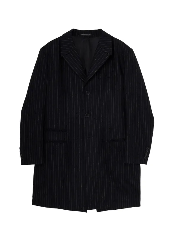 TOP STRIPE FLANNEL DR. JACKET made by Yohji Yamamoto