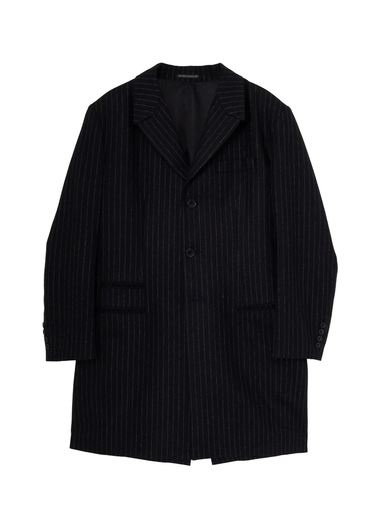 TOP STRIPE FLANNEL DR. JACKET sold by Yohji Yamamoto