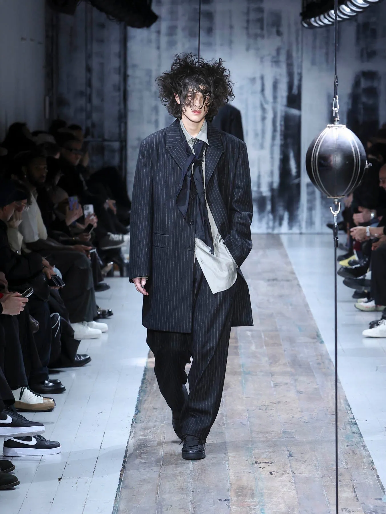 TOP STRIPE FLANNEL DR. JACKET sold by Yohji Yamamoto product image thumbnail 2