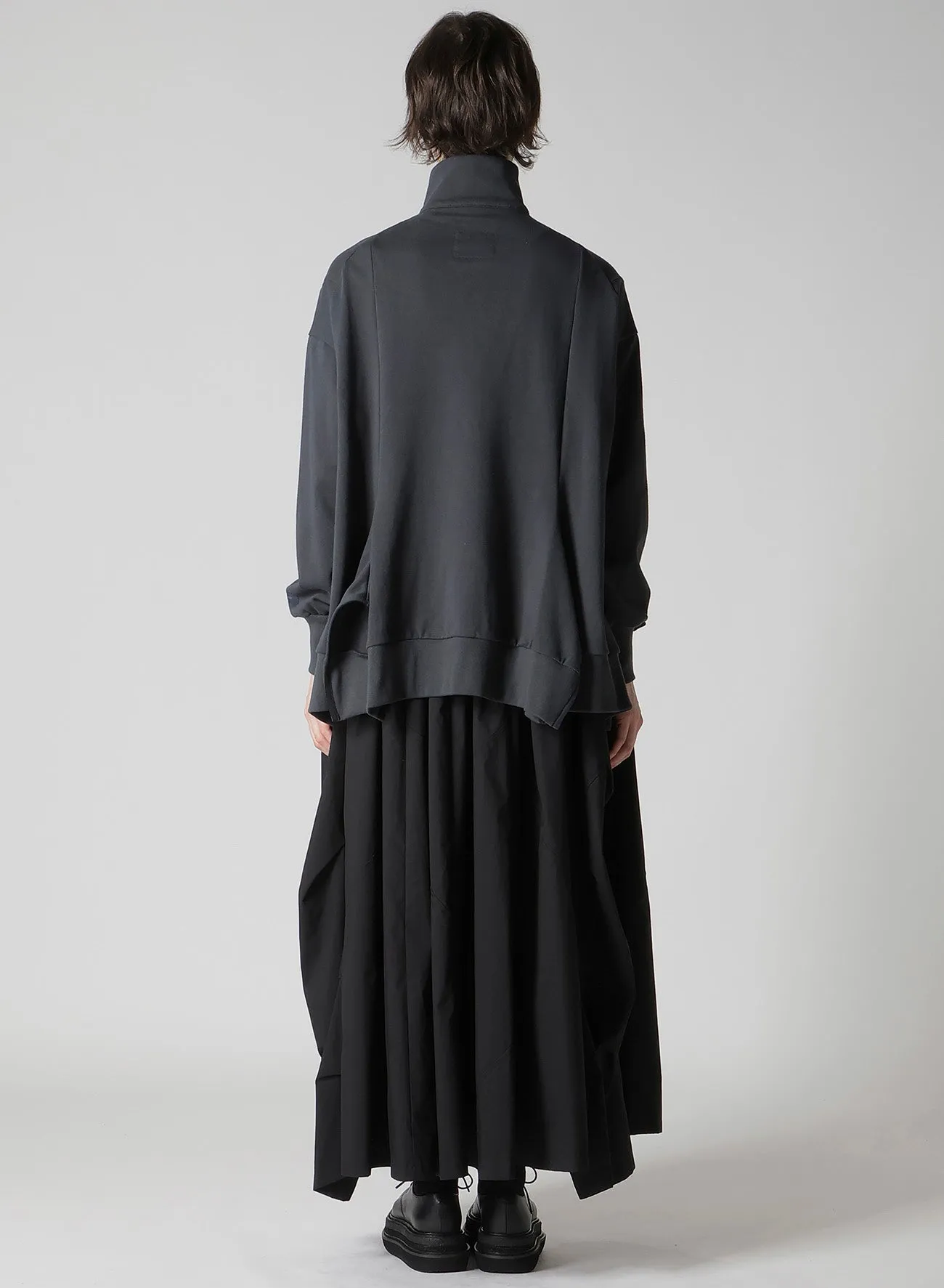 HEAVY WEIGHT FRENCH TERRY FLARED HALF-ZIP PULLOVER sold by Yohji Yamamoto product image thumbnail 5