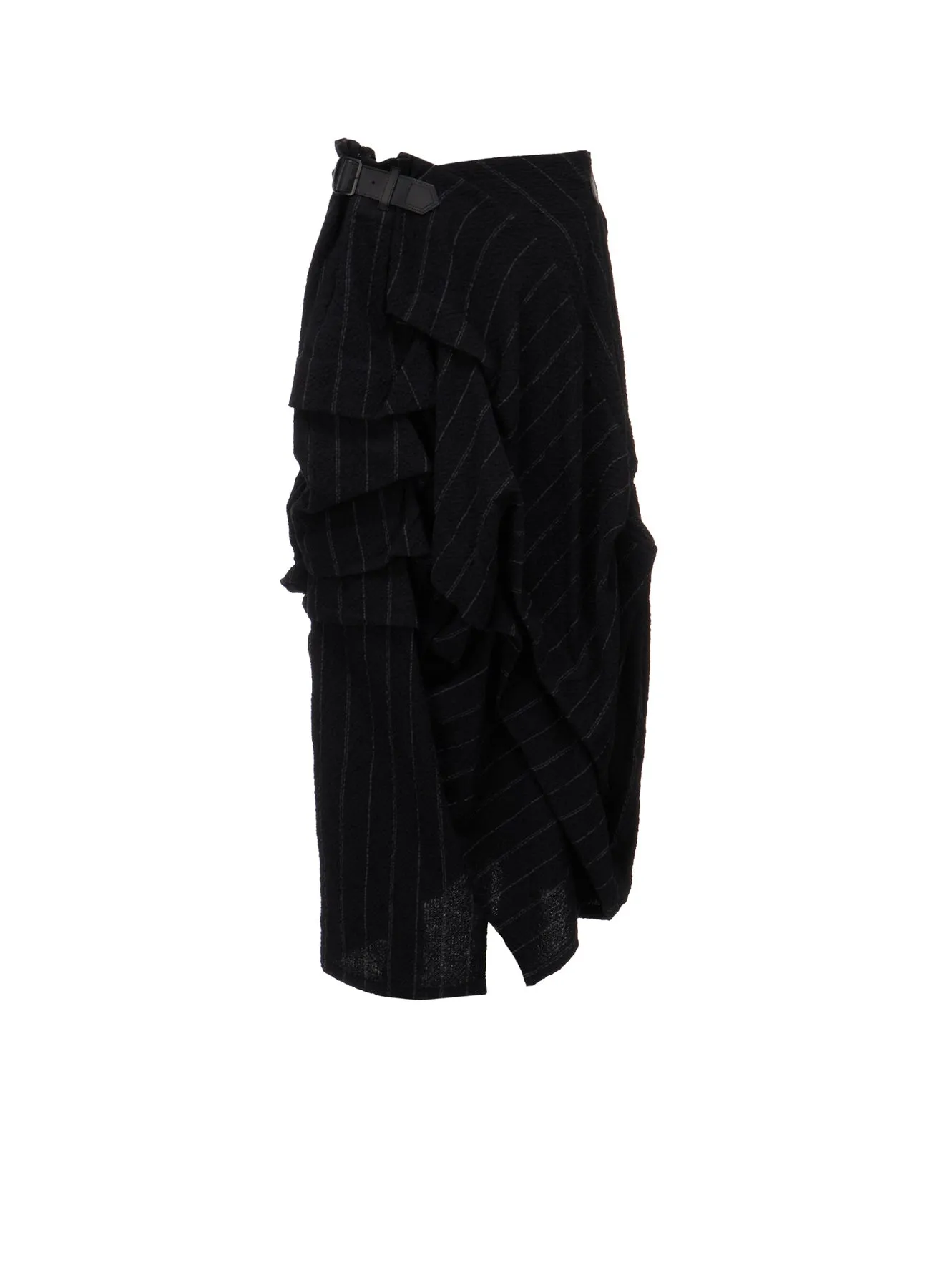 C/W STRIPE TUCK SKIRT sold by Yohji Yamamoto