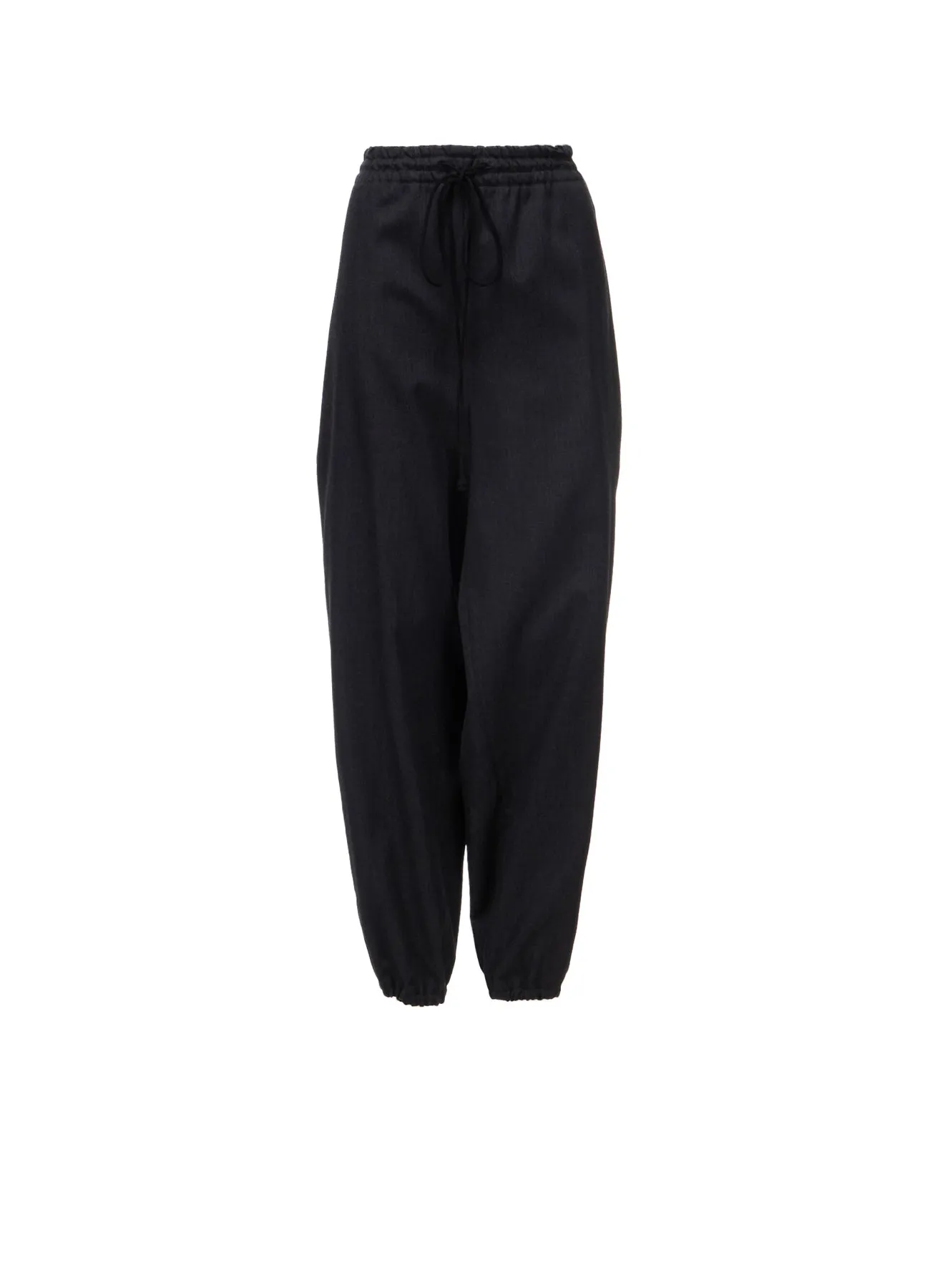WOOL GABARDINE JOGGER PANTS sold by Yohji Yamamoto