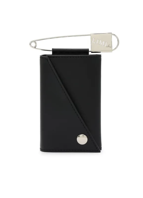 TANNED LEATHER PIN HOOK KEY CASE made by Yohji Yamamoto