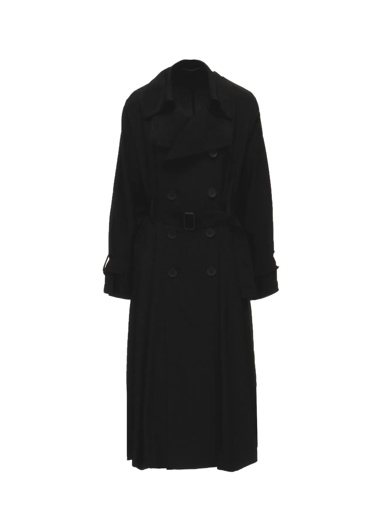 Ta/Pe CREPE DE CHINE SLEEVE GUSSET TRENCH COAT sold by Yohji Yamamoto