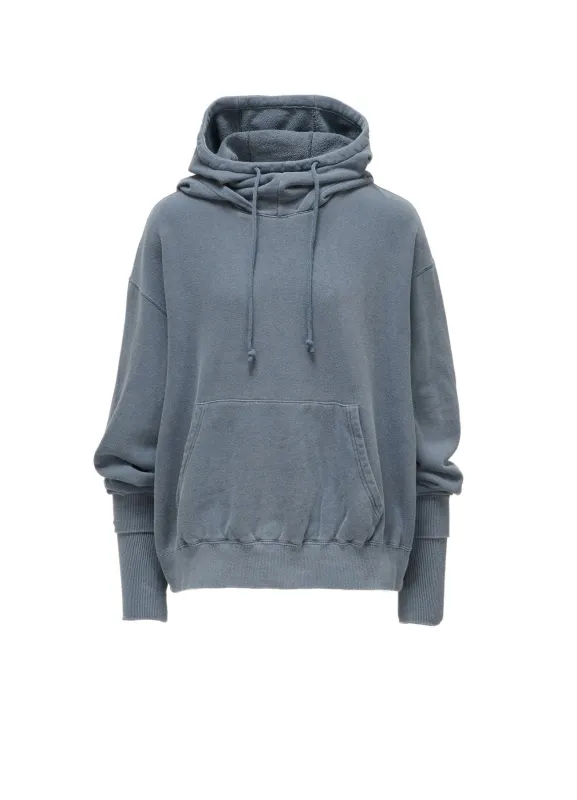 GARMENT DYED FRENCH TERRY DOUBLE HOOD PULLOVER made by Yohji Yamamoto