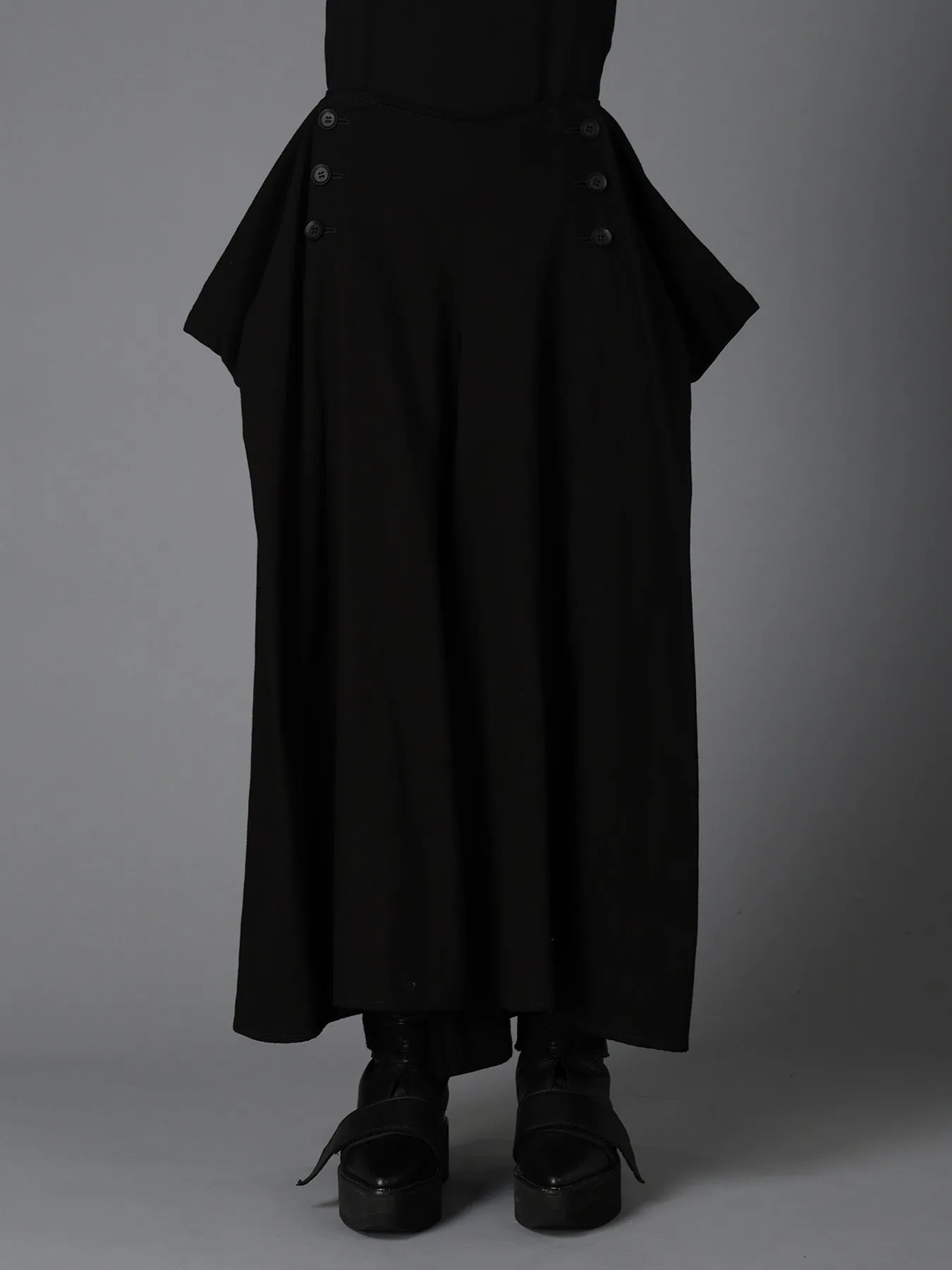 BK DENIM DRAPED POCKET SAILOR PANTS sold by Yohji Yamamoto product image thumbnail 3