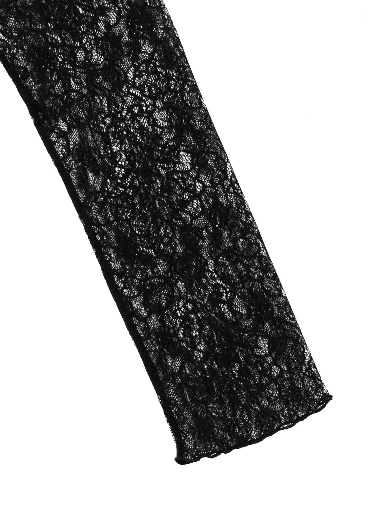 STREACH LACE TURTLENECK sold by Yohji Yamamoto product image thumbnail 5