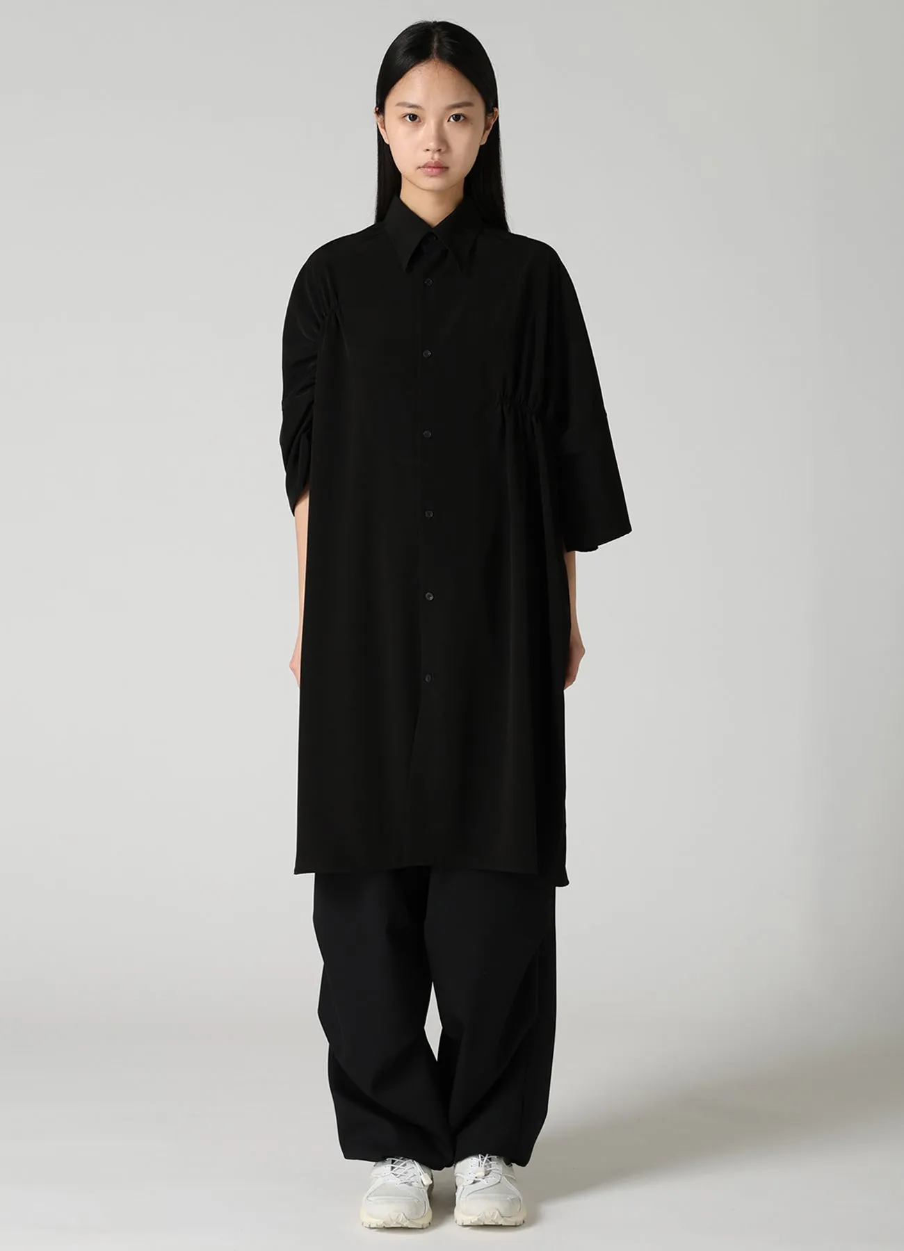WOOL GABARDINE EASY PANTS sold by Yohji Yamamoto product image thumbnail 3