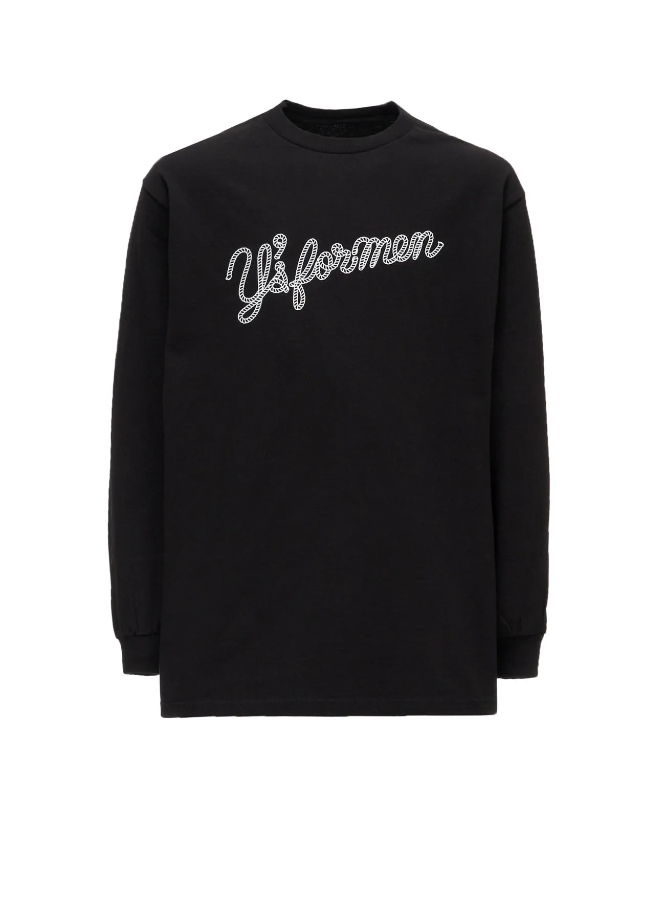 【Y's for men × MASSES】ROPE PRINT LONG SLEEVE T-SHIRT sold by Y's by Yohji Yamamoto