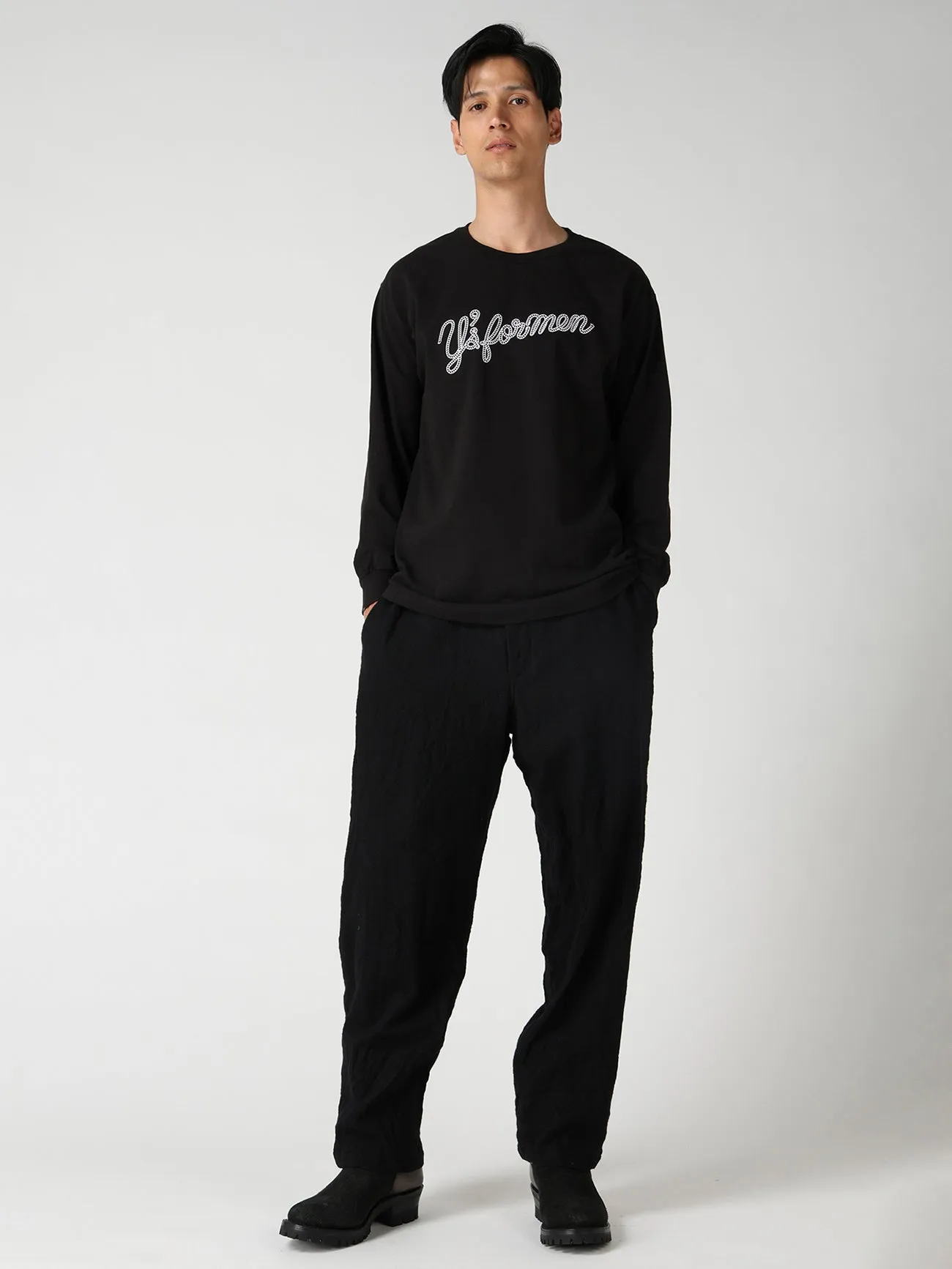 【Y's for men × MASSES】ROPE PRINT LONG SLEEVE T-SHIRT sold by Y's by Yohji Yamamoto product image thumbnail 2