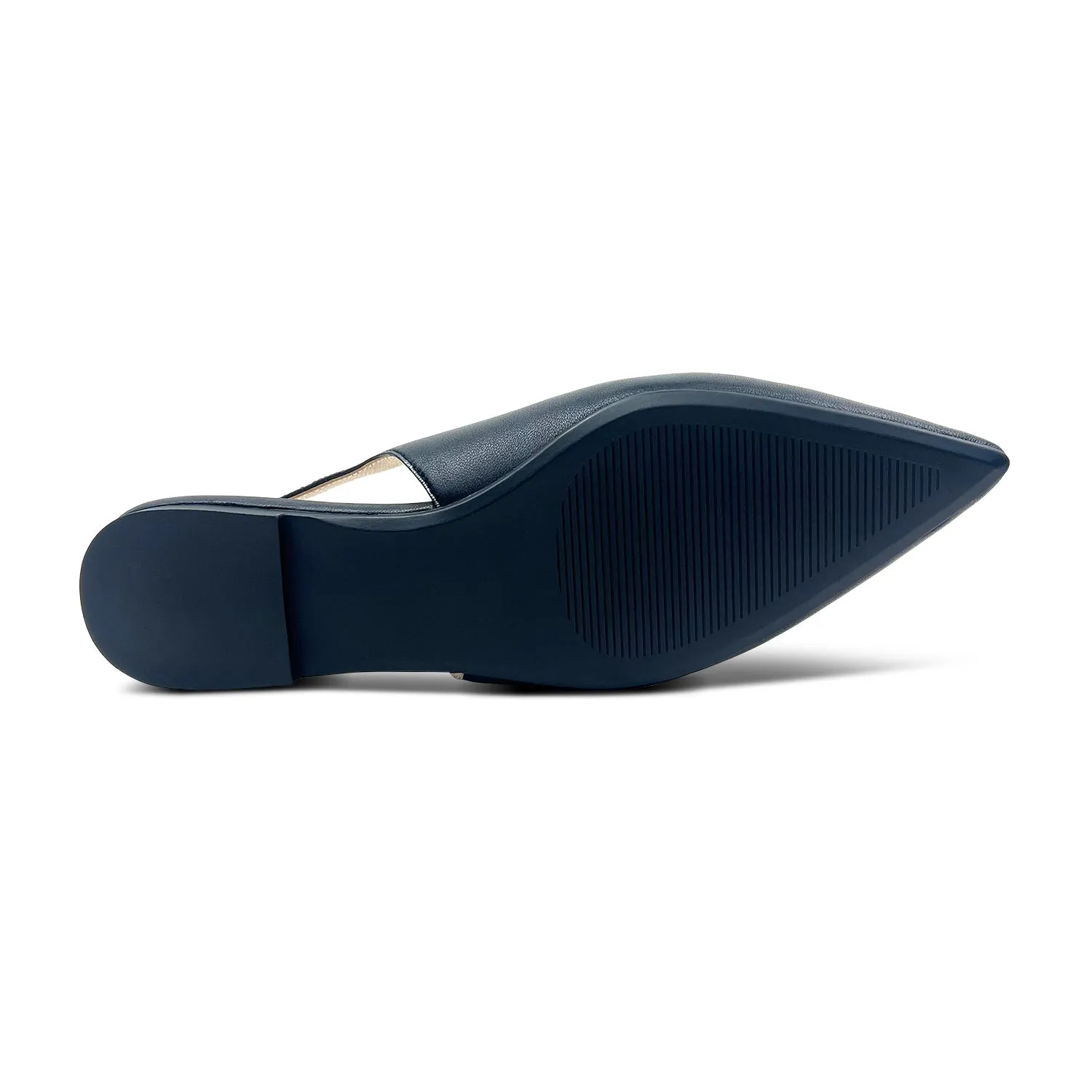 Vera Slingback Flat in Black Leather sold by Yosi Samra product image thumbnail 4