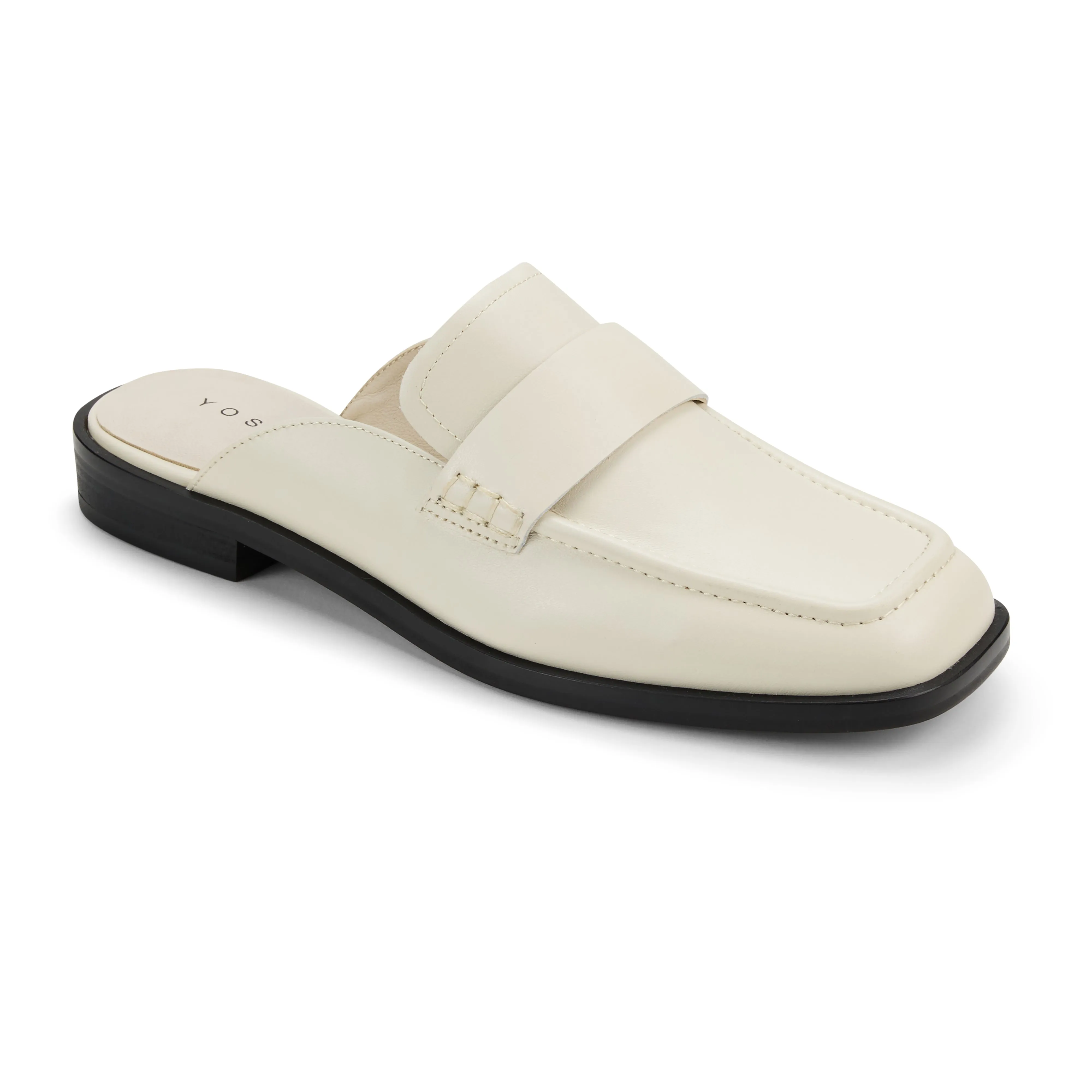Odessa Loafer Mule in Bone Leather sold by Yosi Samra product image thumbnail 4
