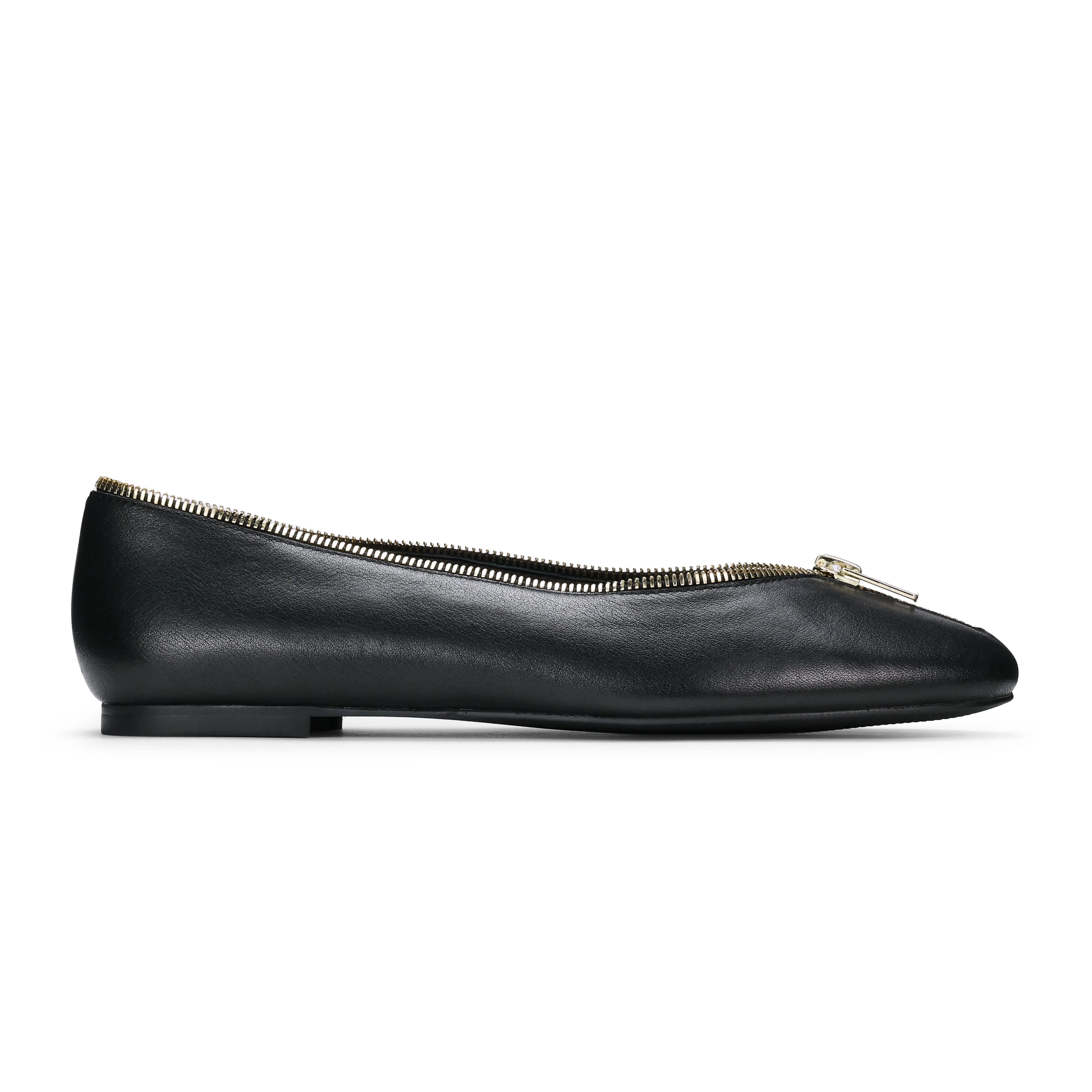 Ziva Flat in Black Leather sold by Yosi Samra product image thumbnail 4