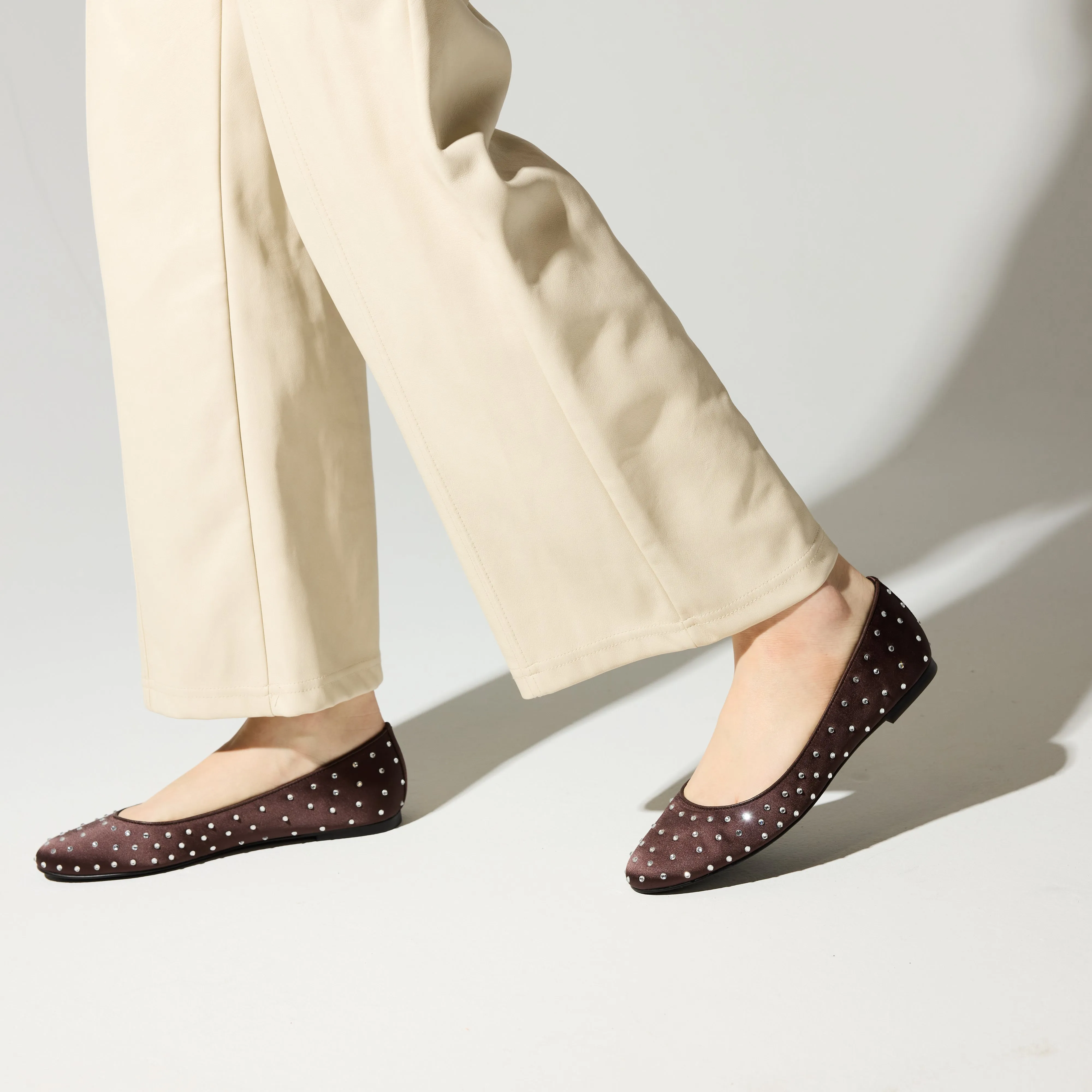 Sadie Lux in Chocolate Satin sold by Yosi Samra product image thumbnail 2